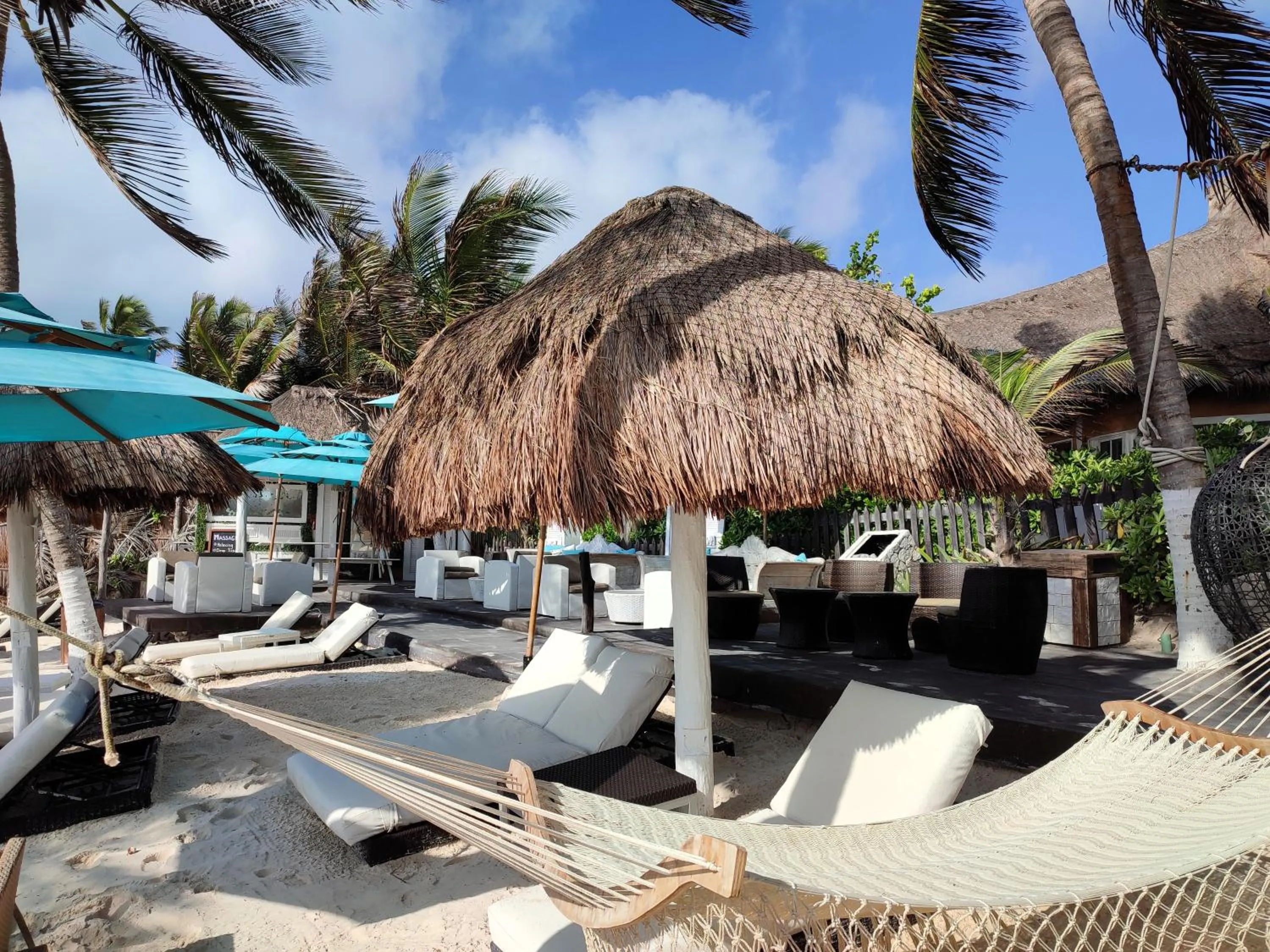 Beach in Villa Las Estrellas Tulum - located at the party zone