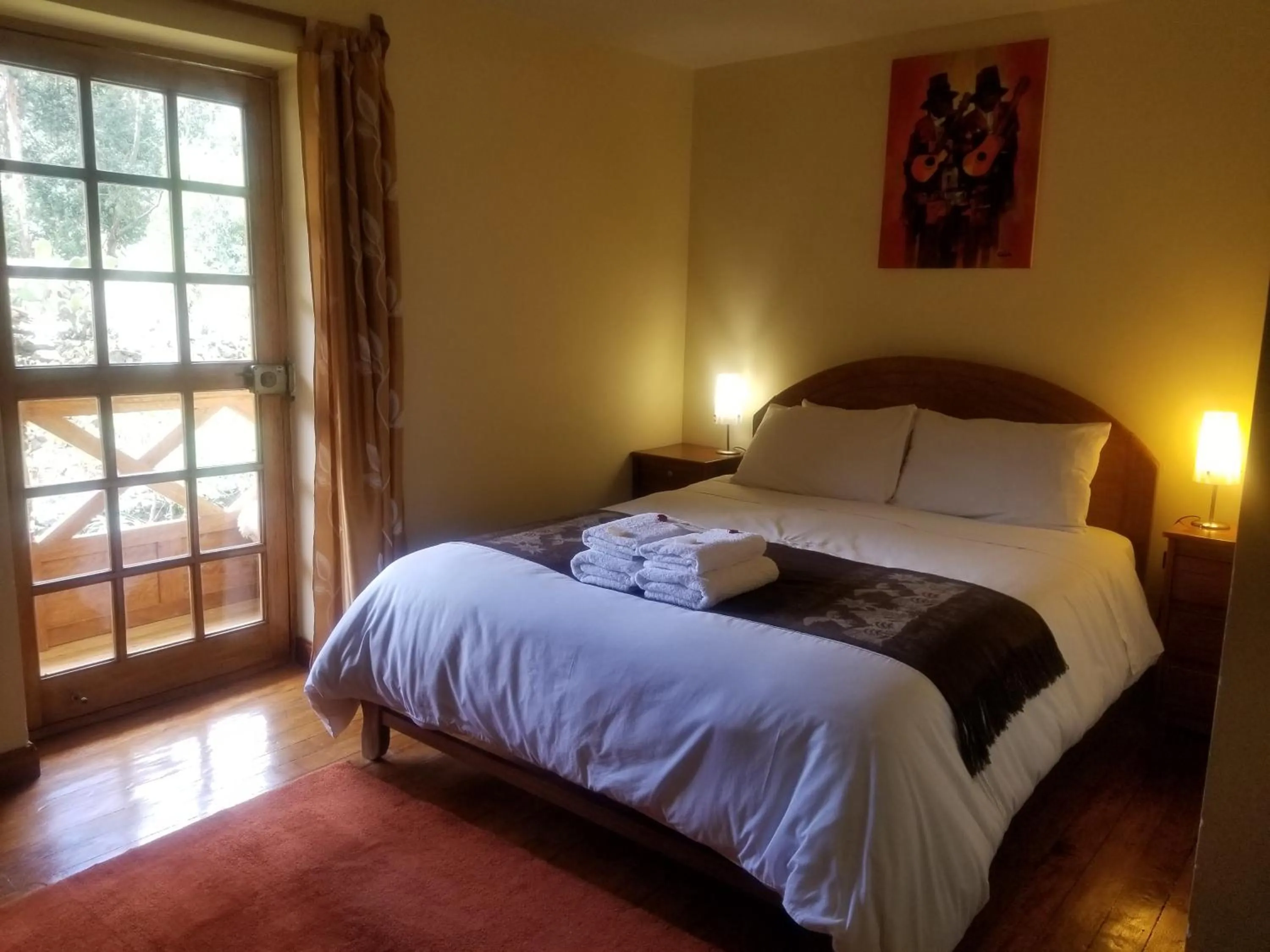 Bed in Apu Lodge