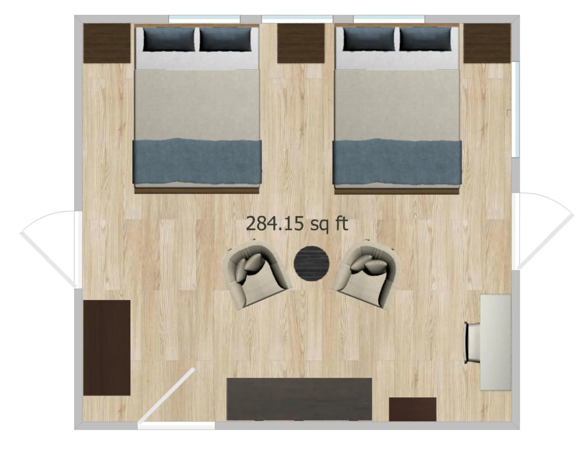 Floor plan in Cougar Ridge Resort