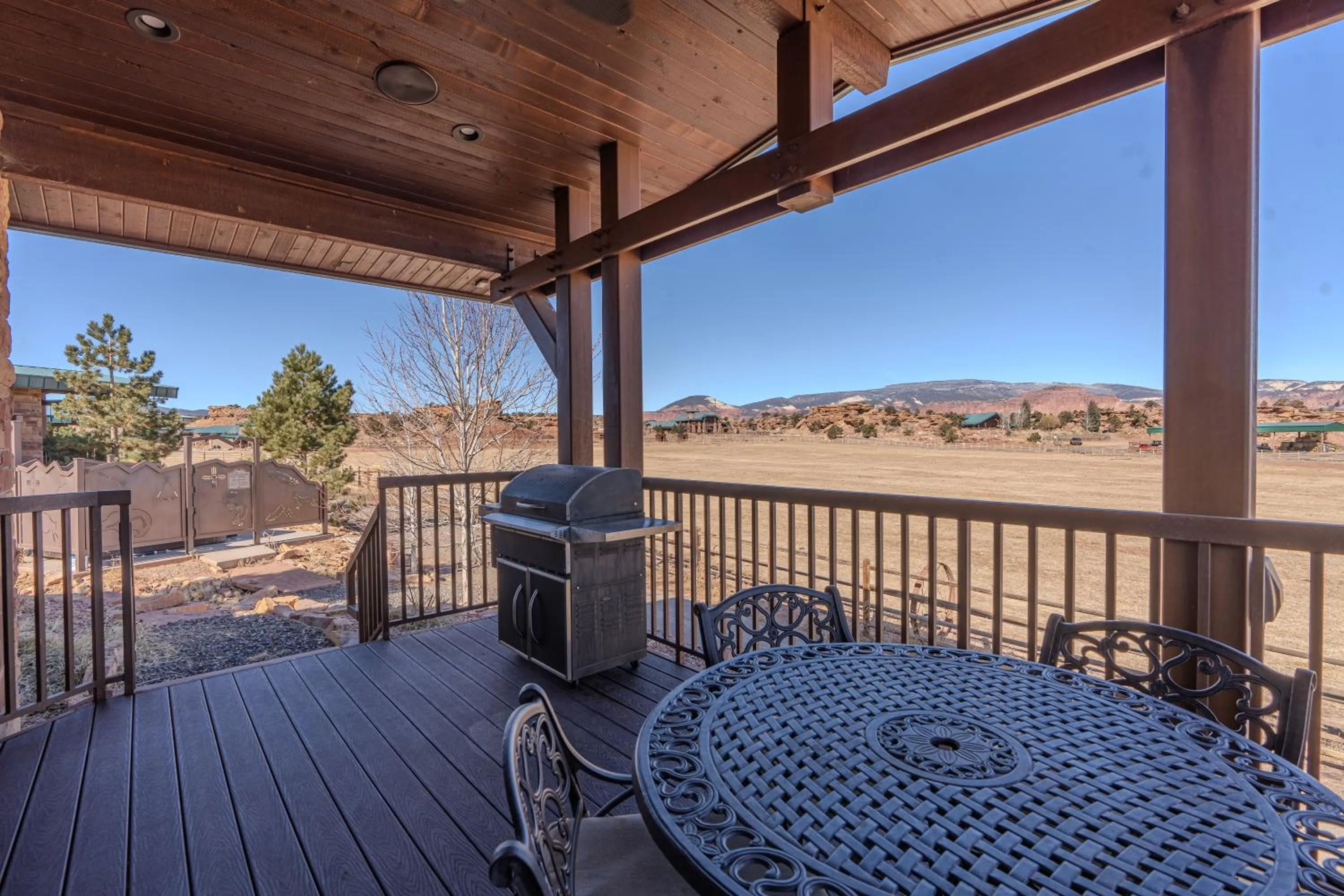 Patio in Cougar Ridge Resort