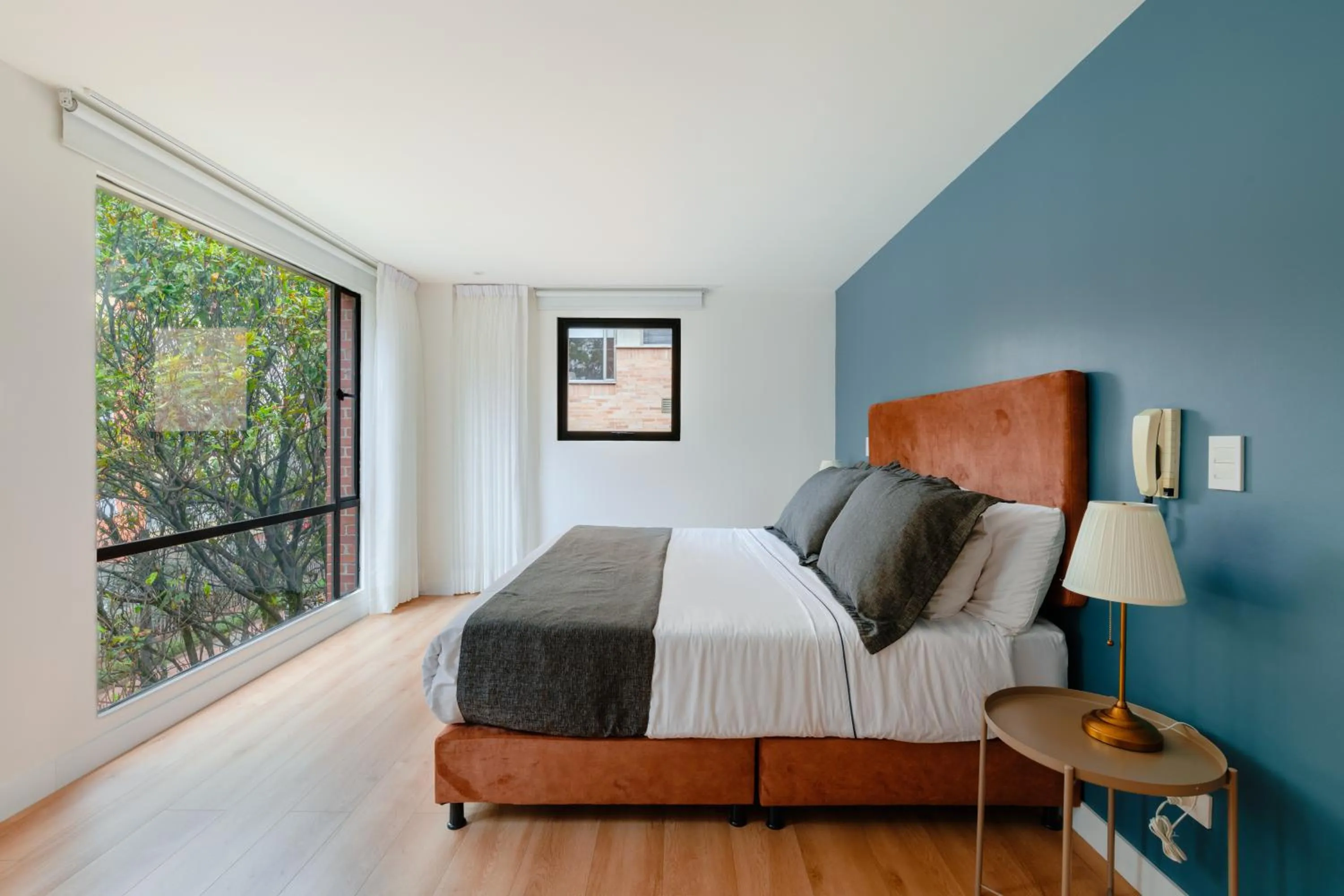 Bedroom, Bed in Cora 96 Street Apartments