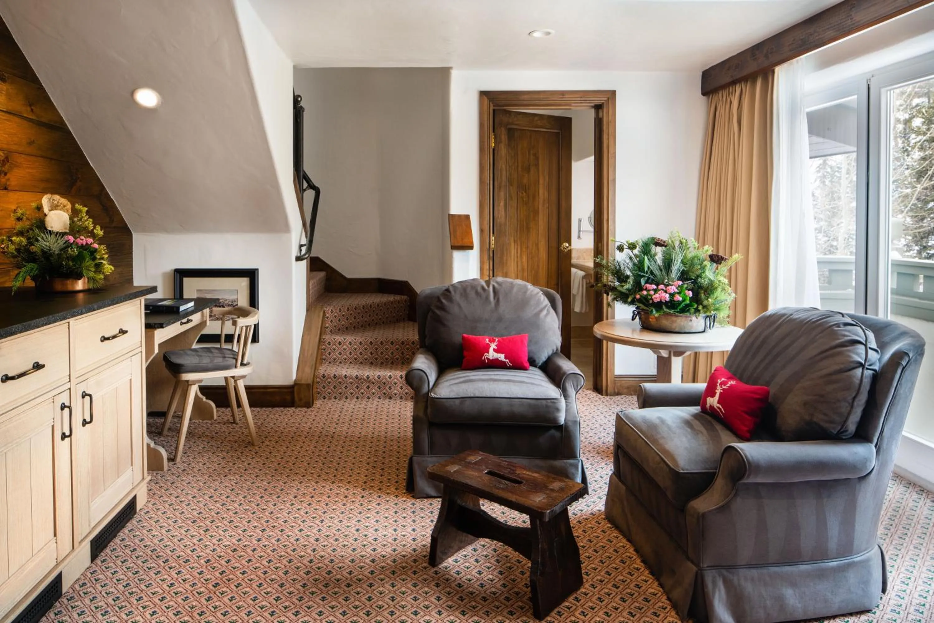 Seating area in Sonnenalp