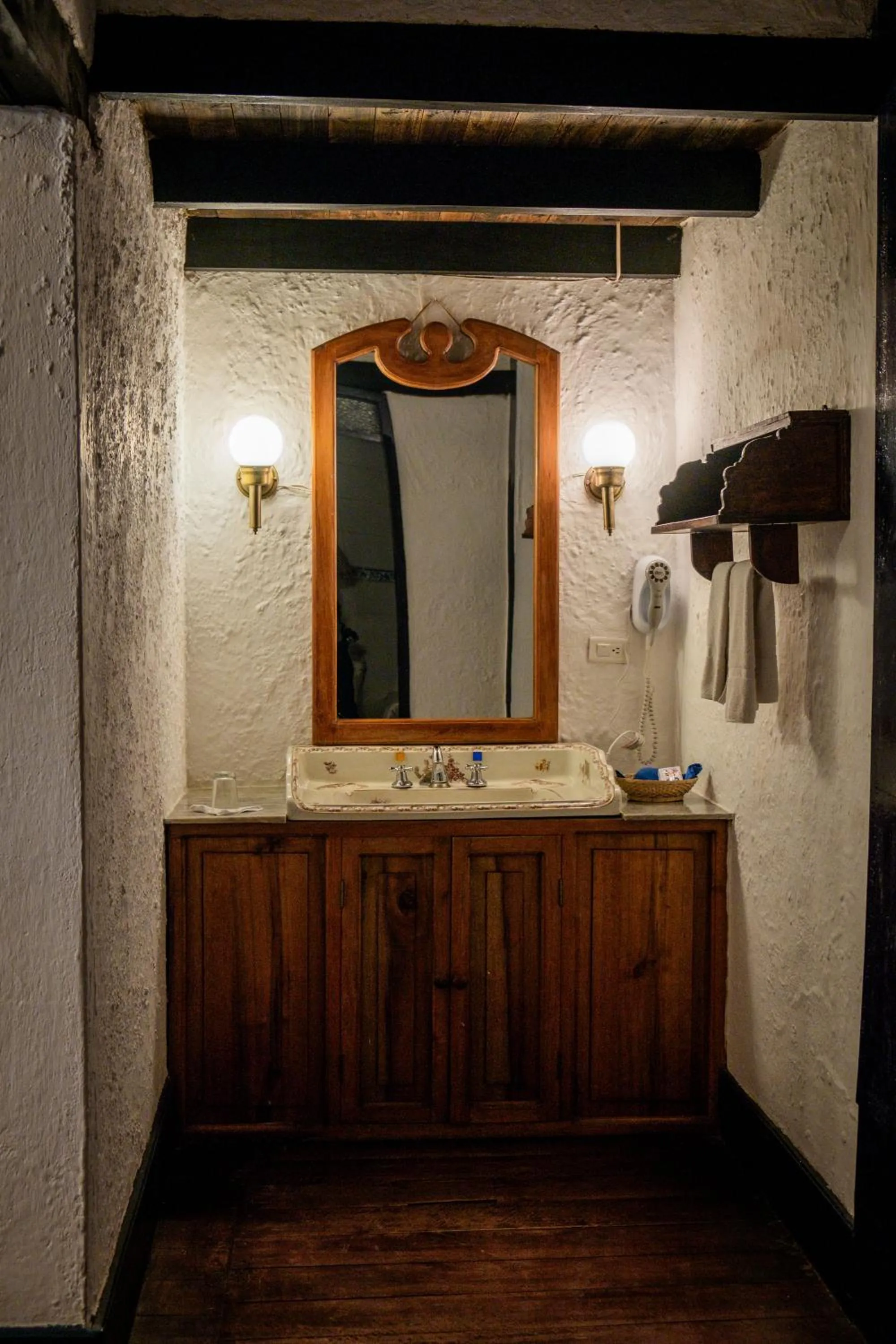Bathroom in Hostería Hacienda Pinsaqui