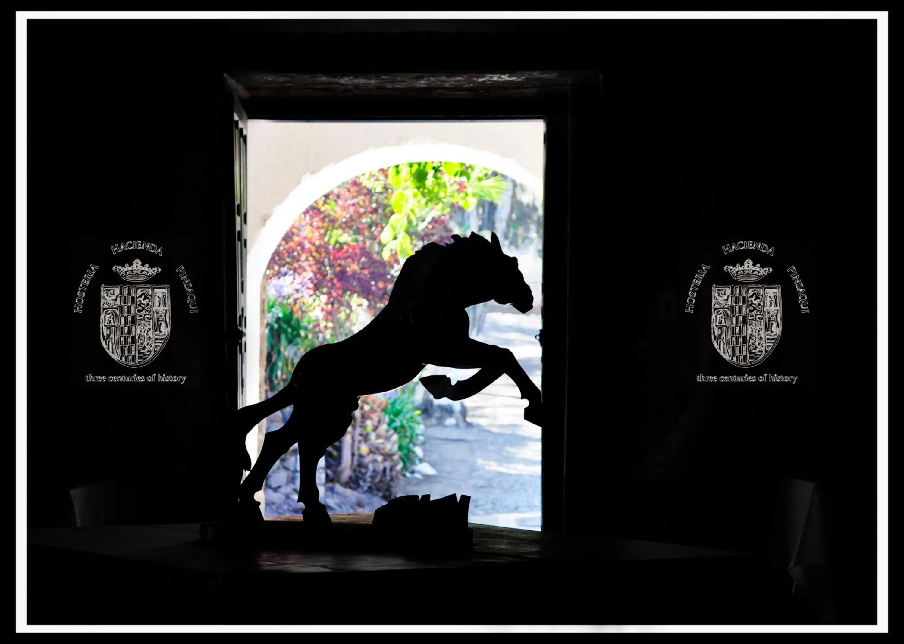 Decorative detail in Hostería Hacienda Pinsaqui