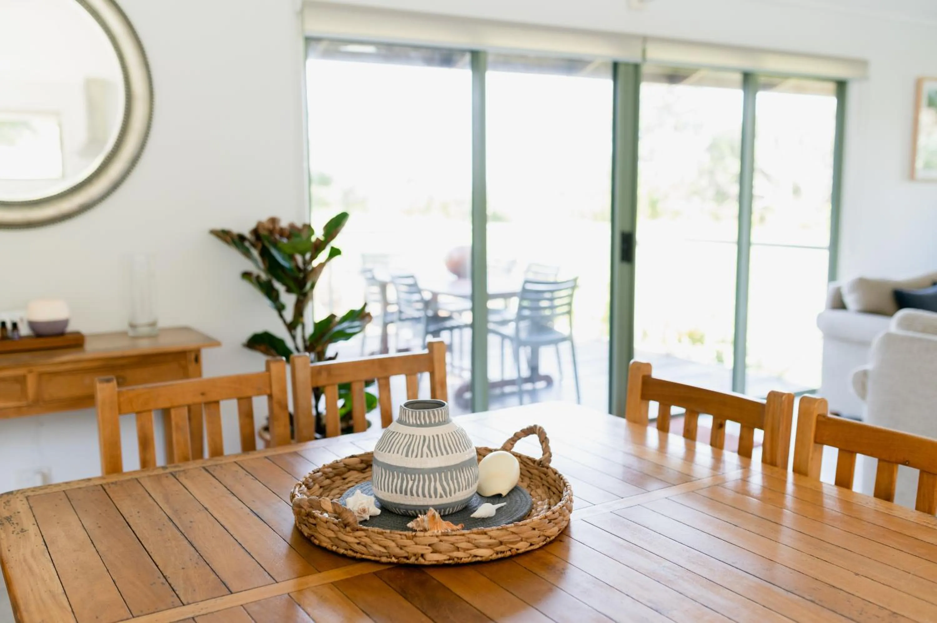 Seating area in The Retreat Beach Houses