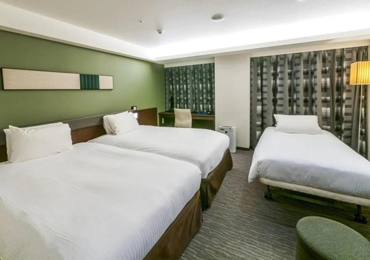 Photo of the whole room, Bed in Richmond Hotel Fukuoka Tenjin