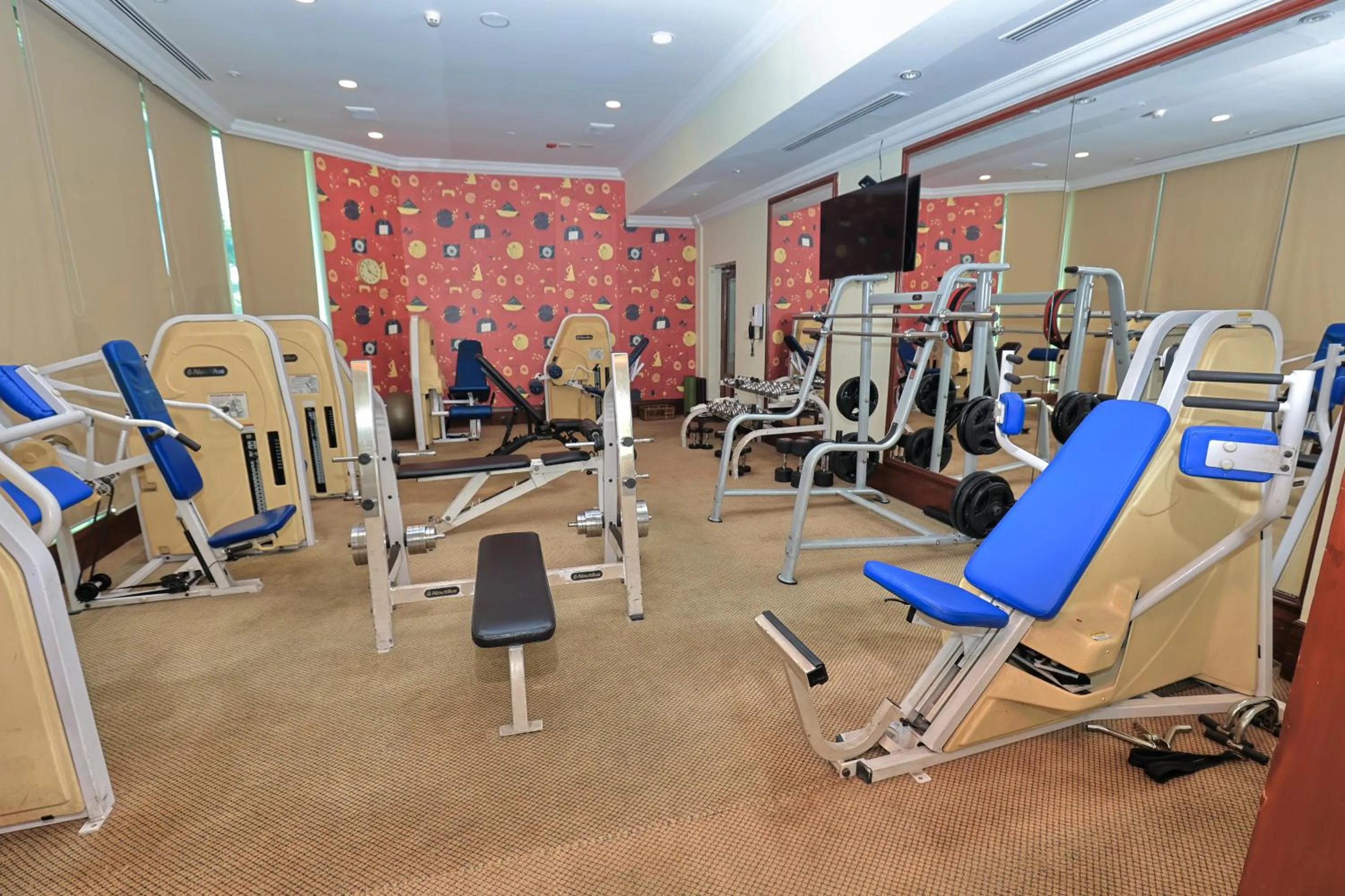 Fitness centre/facilities in Le Royal Meridien Chennai