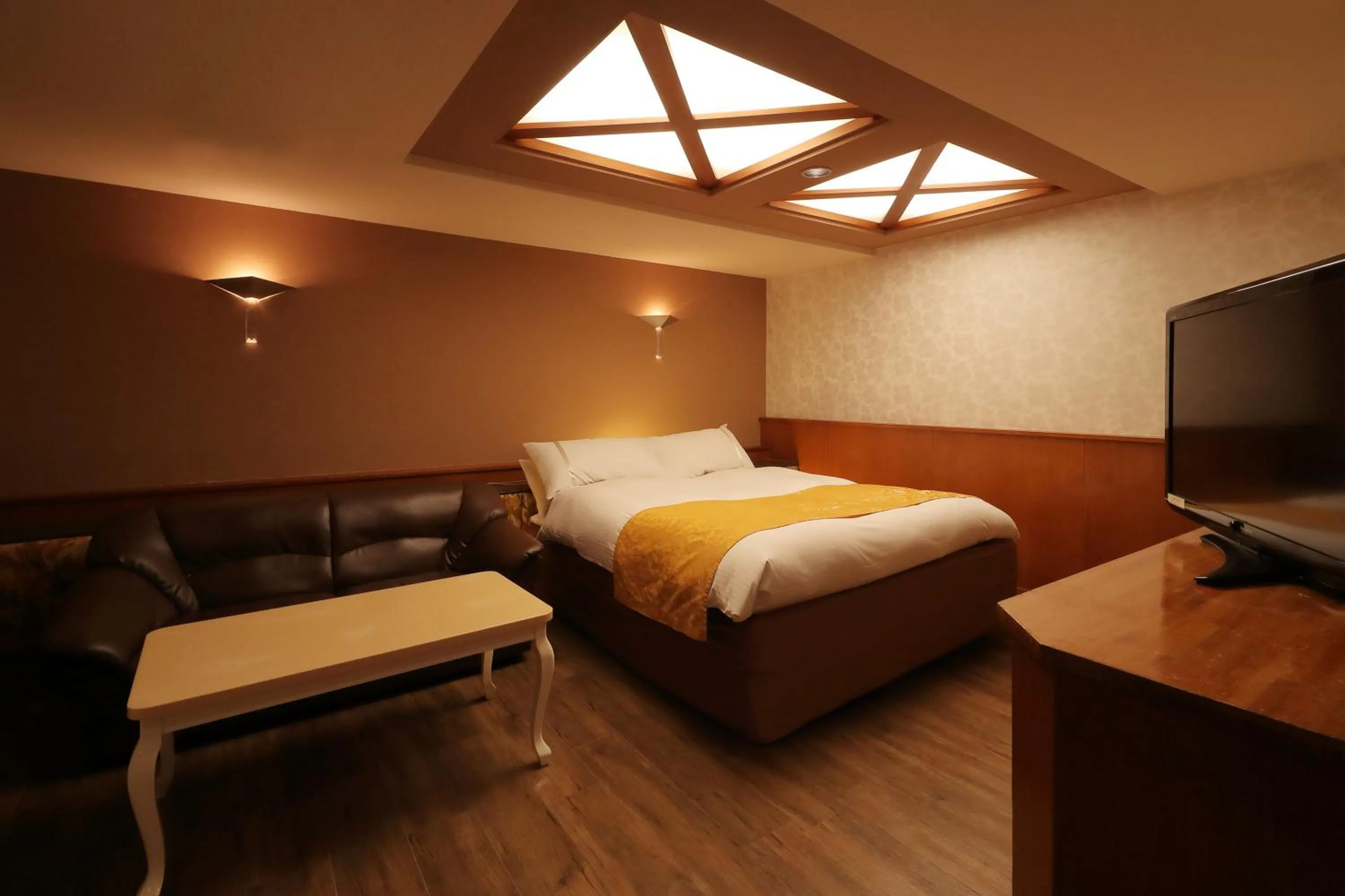 Photo of the whole room, Bed in Hotel Fine Garden Okayama I