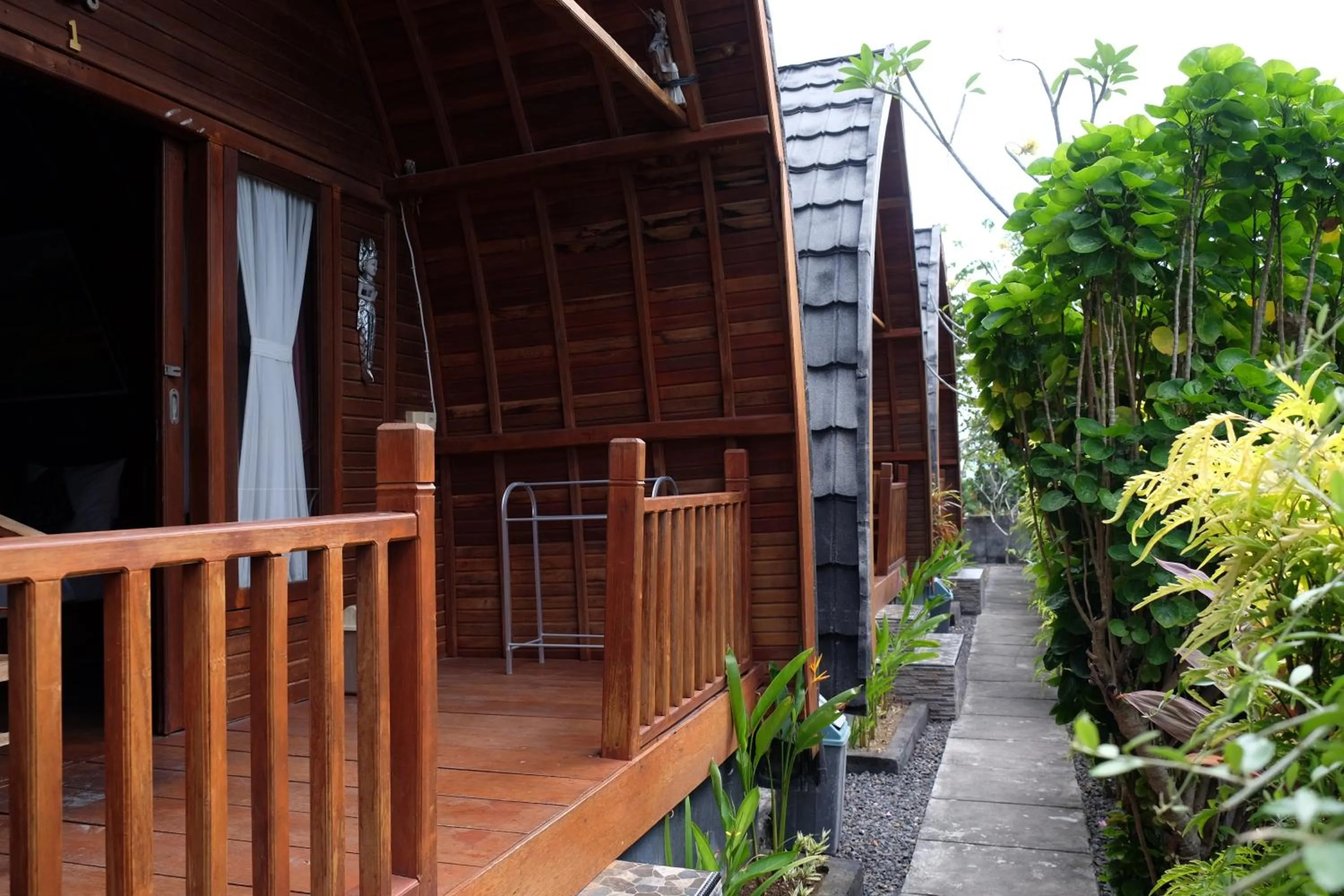 Patio in Kibu Kauh Sunrise Cottage