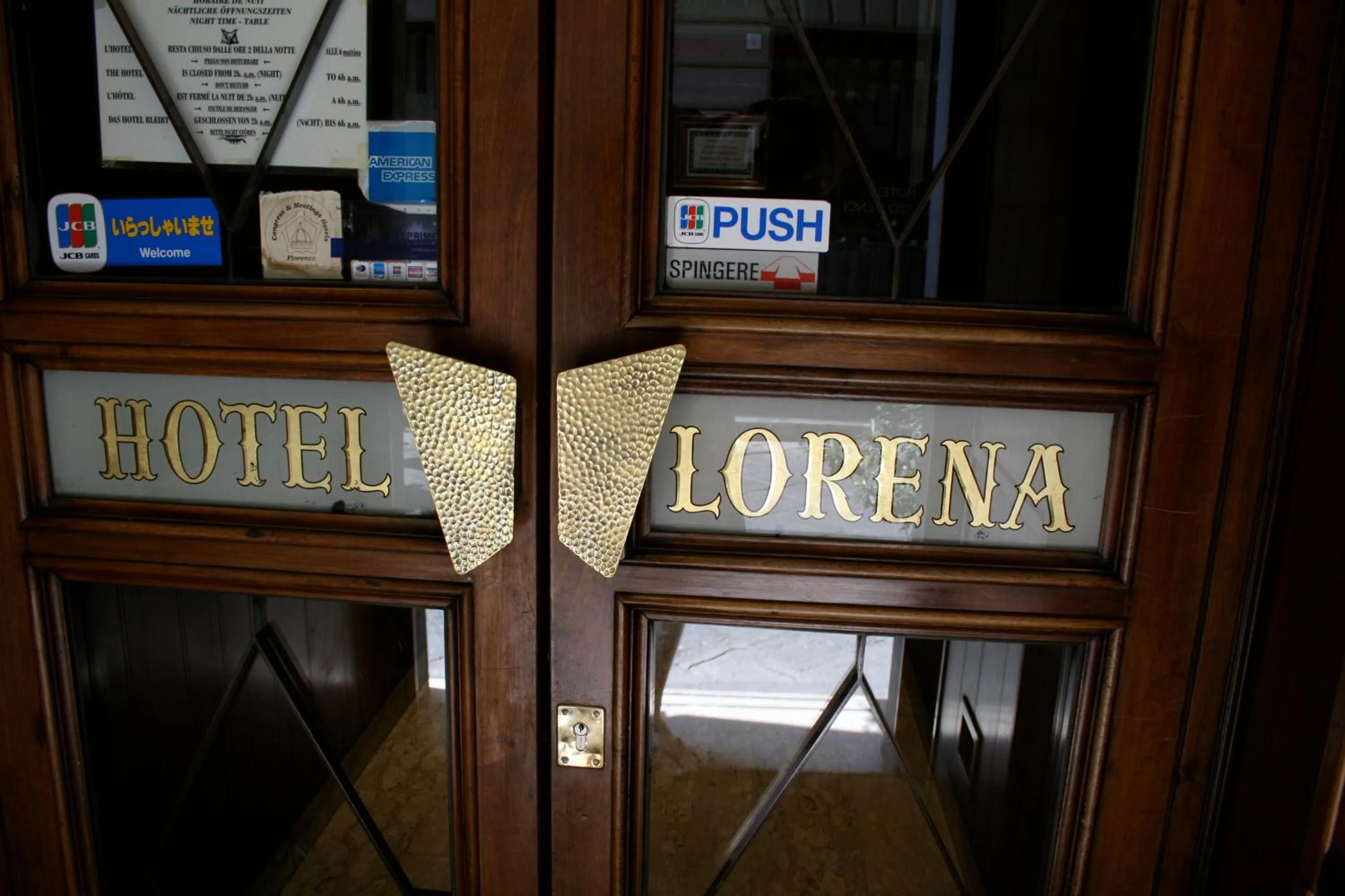 Facade/entrance in Hotel Lorena