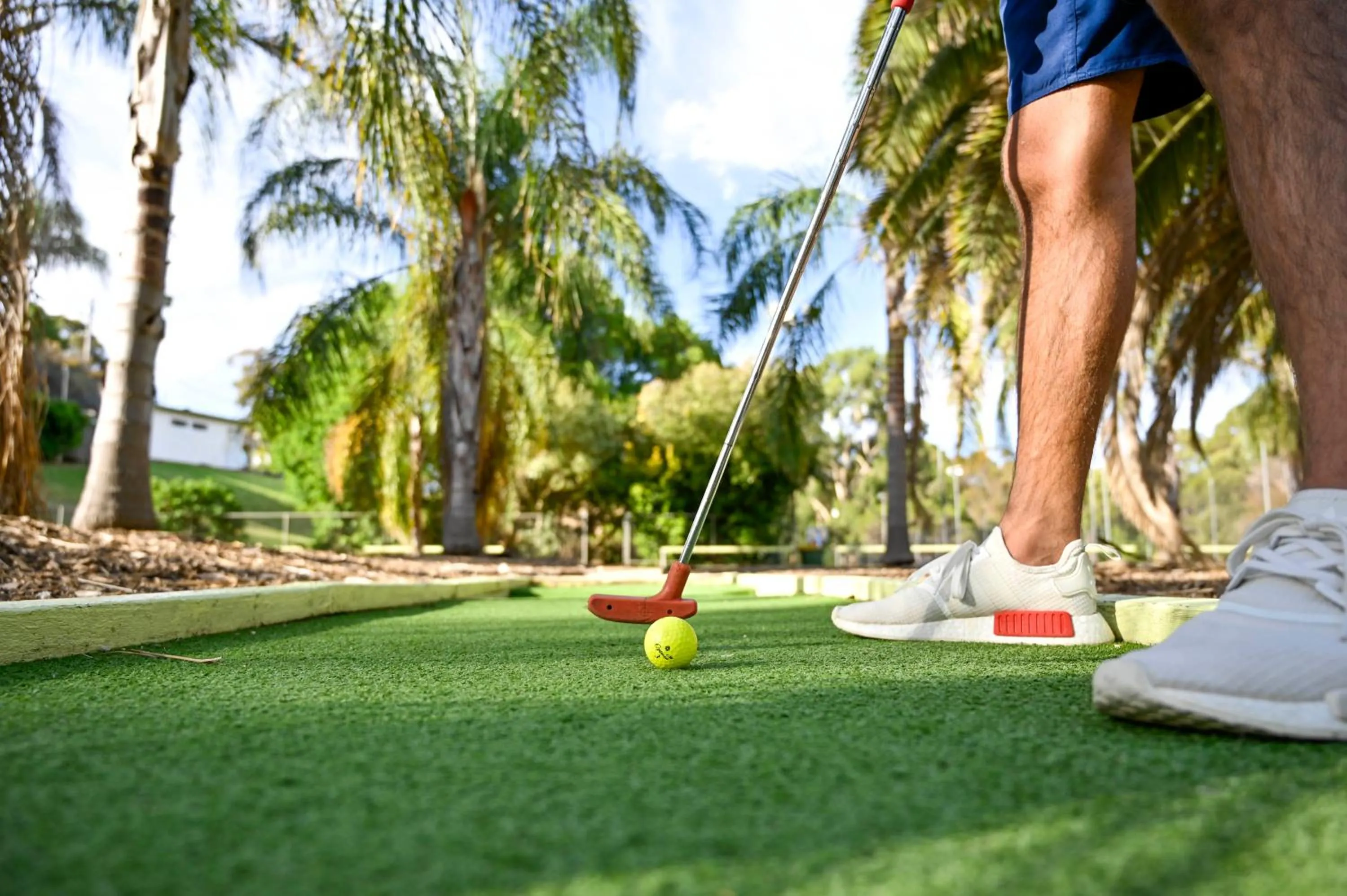 Minigolf in Lake Hume Resort
