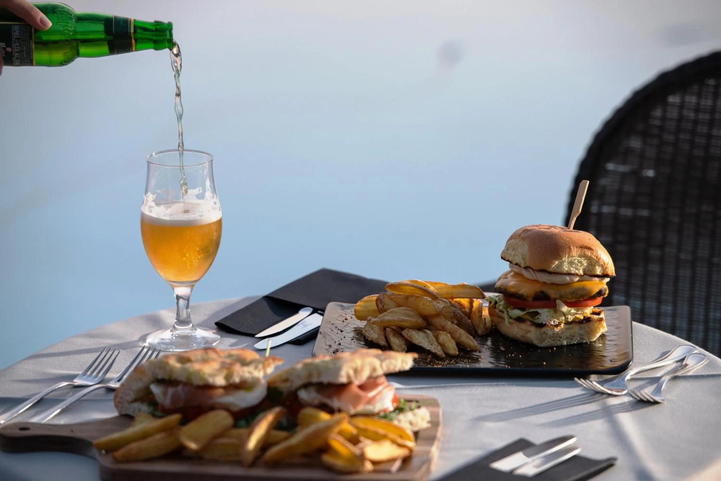 Lounge or bar in Karavia Lux Inn