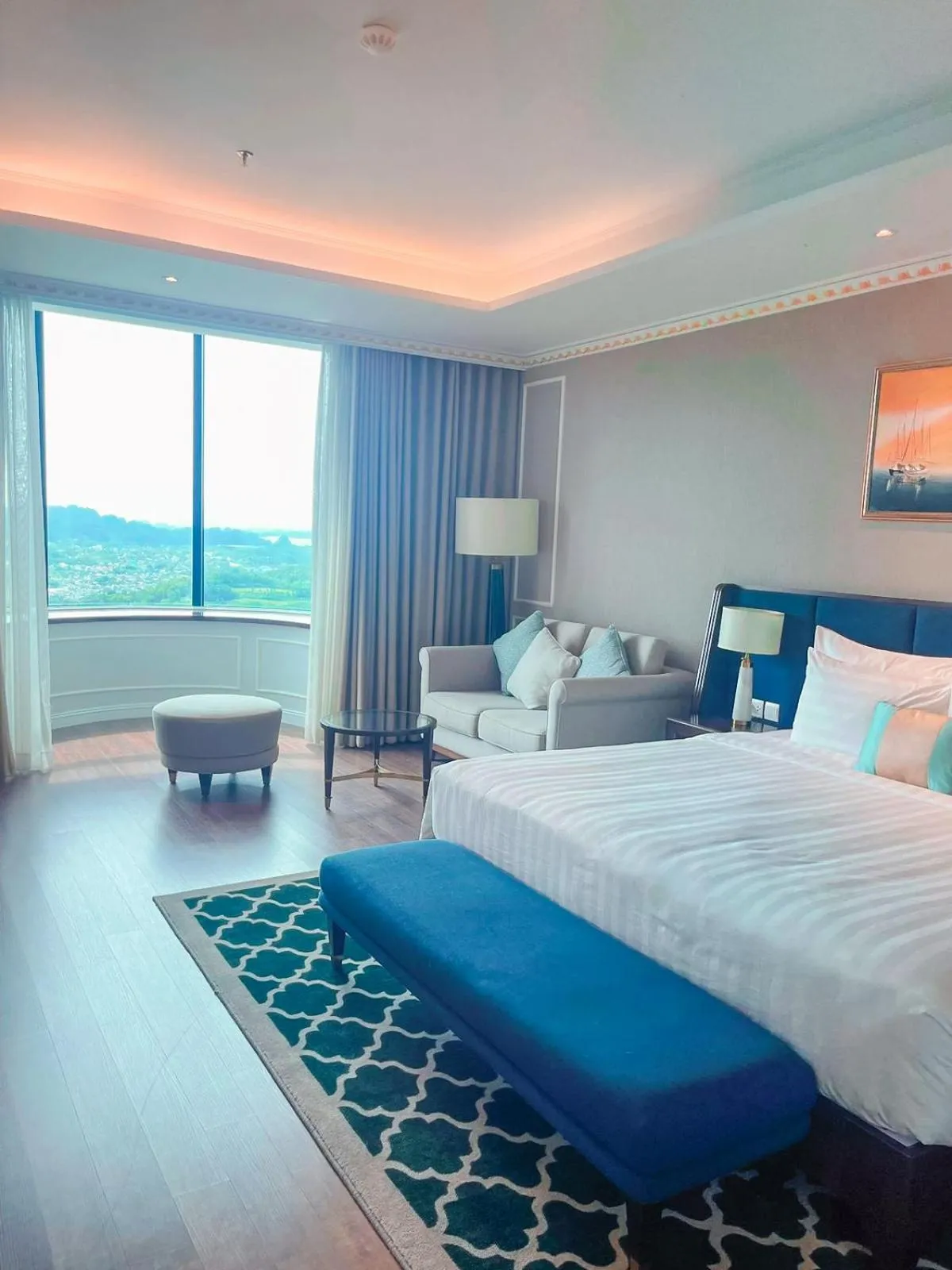 View (from property/room), Bed in FLC Halong Bay Golf Club & Luxury Resort