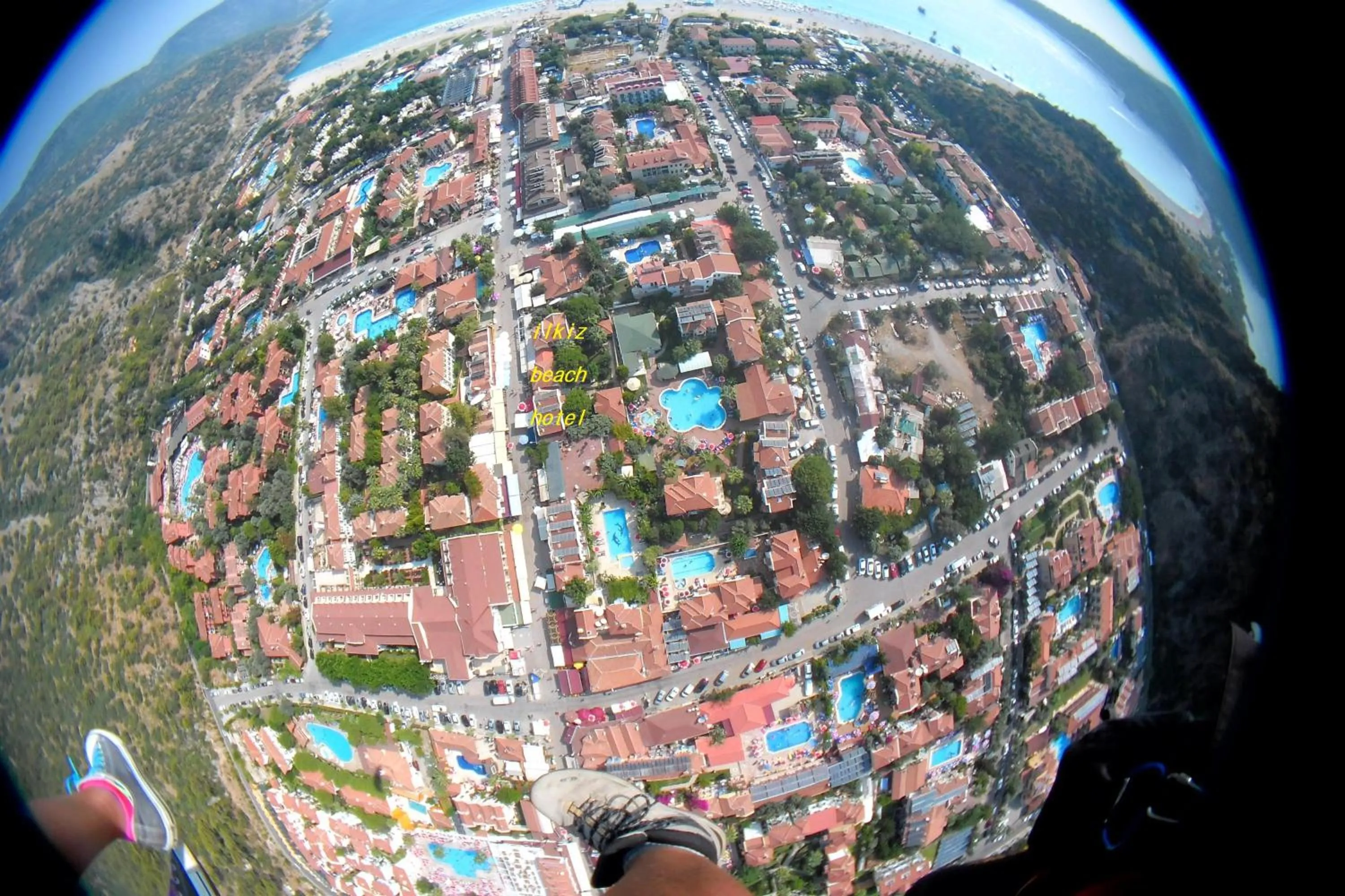 Bird's eye view in İlkiz Beach Hotel