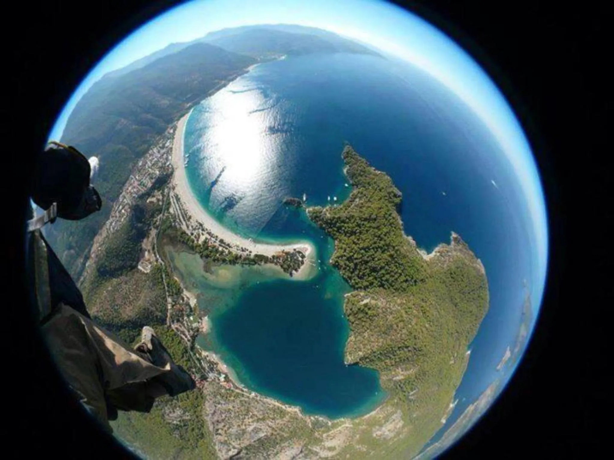 Bird's eye view in İlkiz Beach Hotel