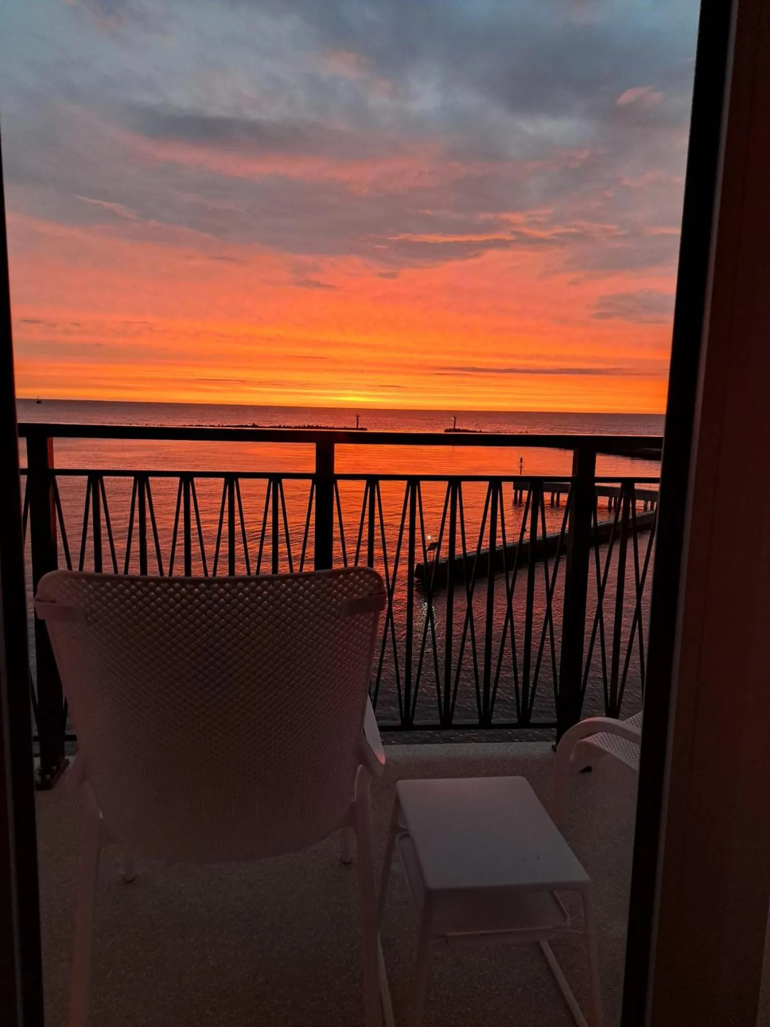 View (from property/room) in Apartamenty Marina z widokiem na morze