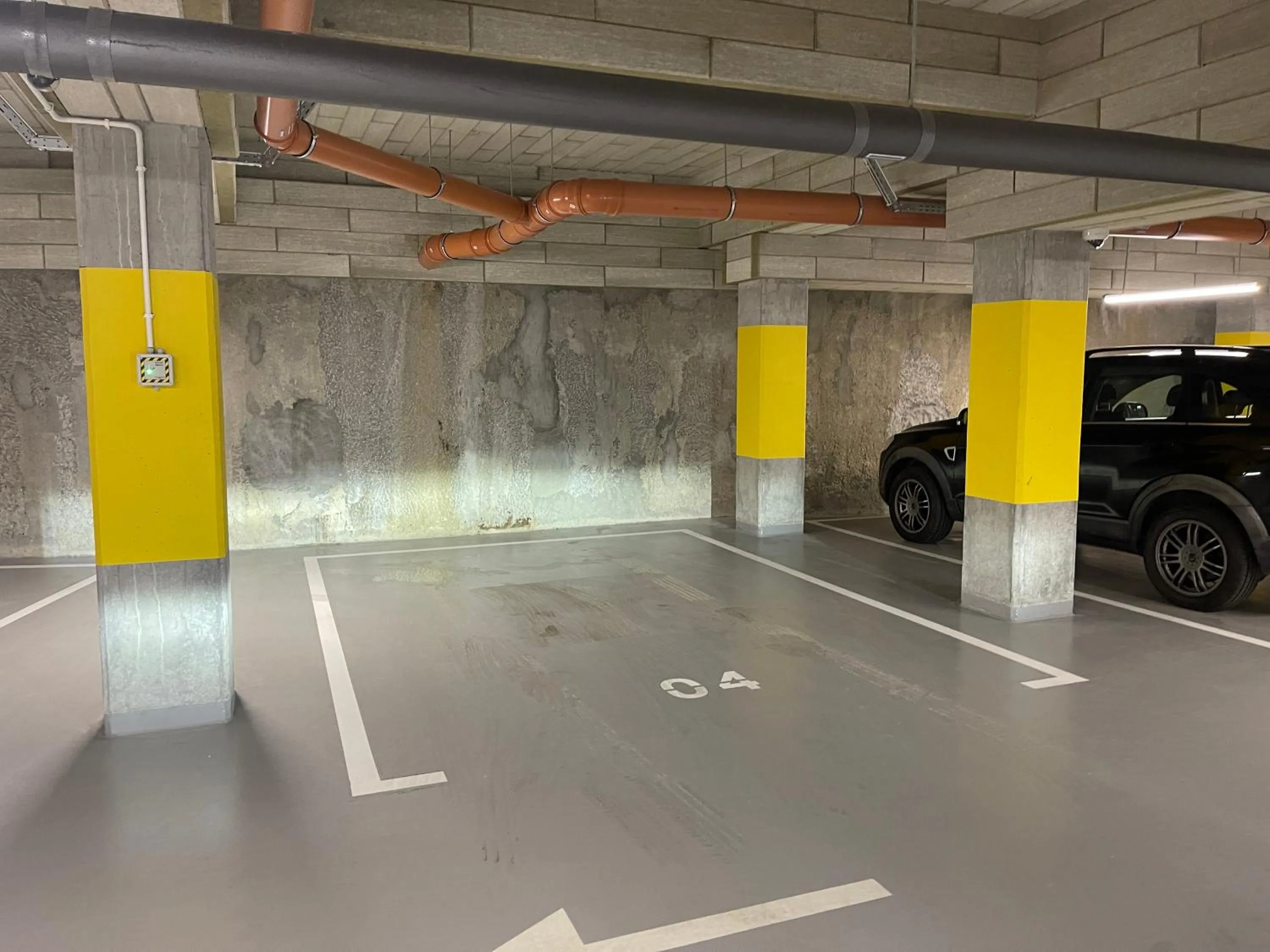 Parking in Apartamenty Marina z widokiem na morze