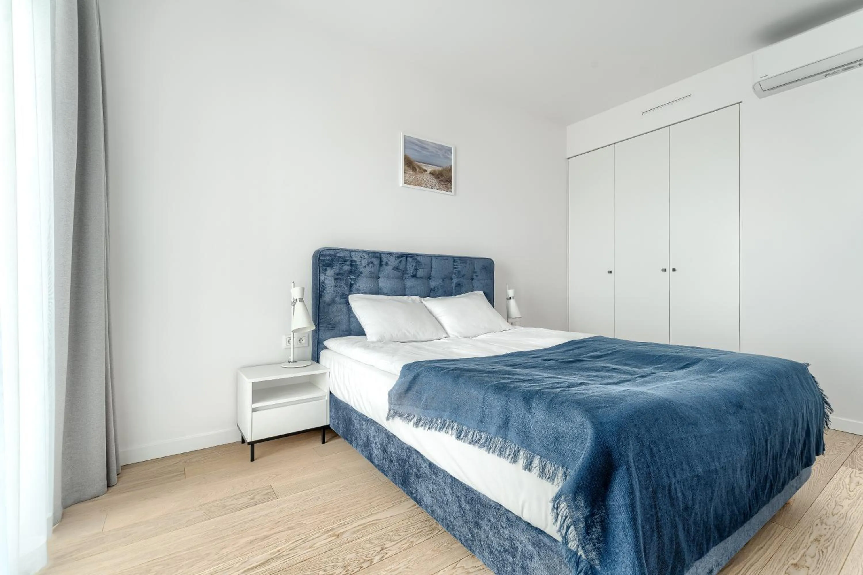 Bedroom, Bed in Apartamenty Marina z widokiem na morze