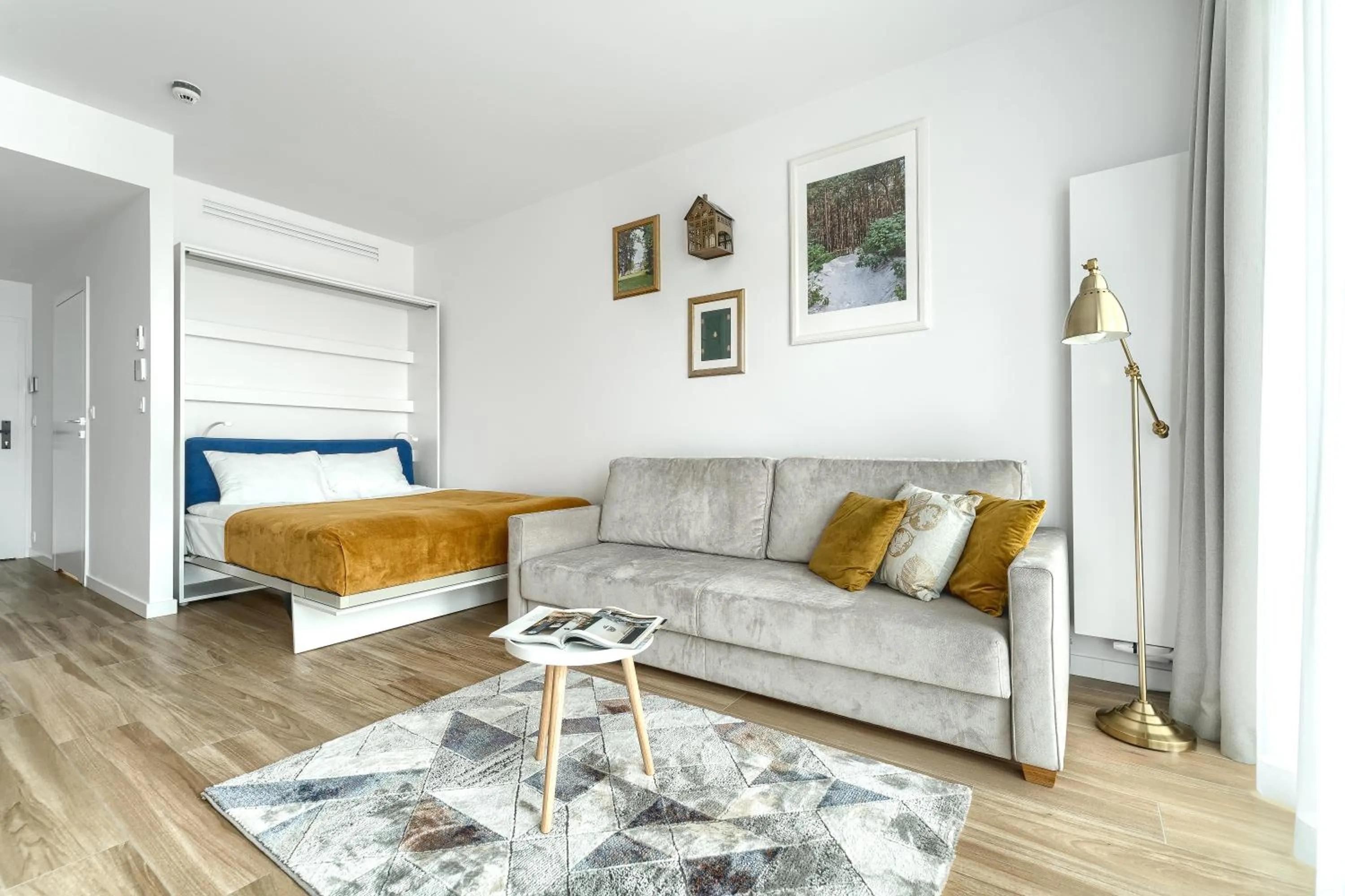 Living room in Apartamenty Marina z widokiem na morze