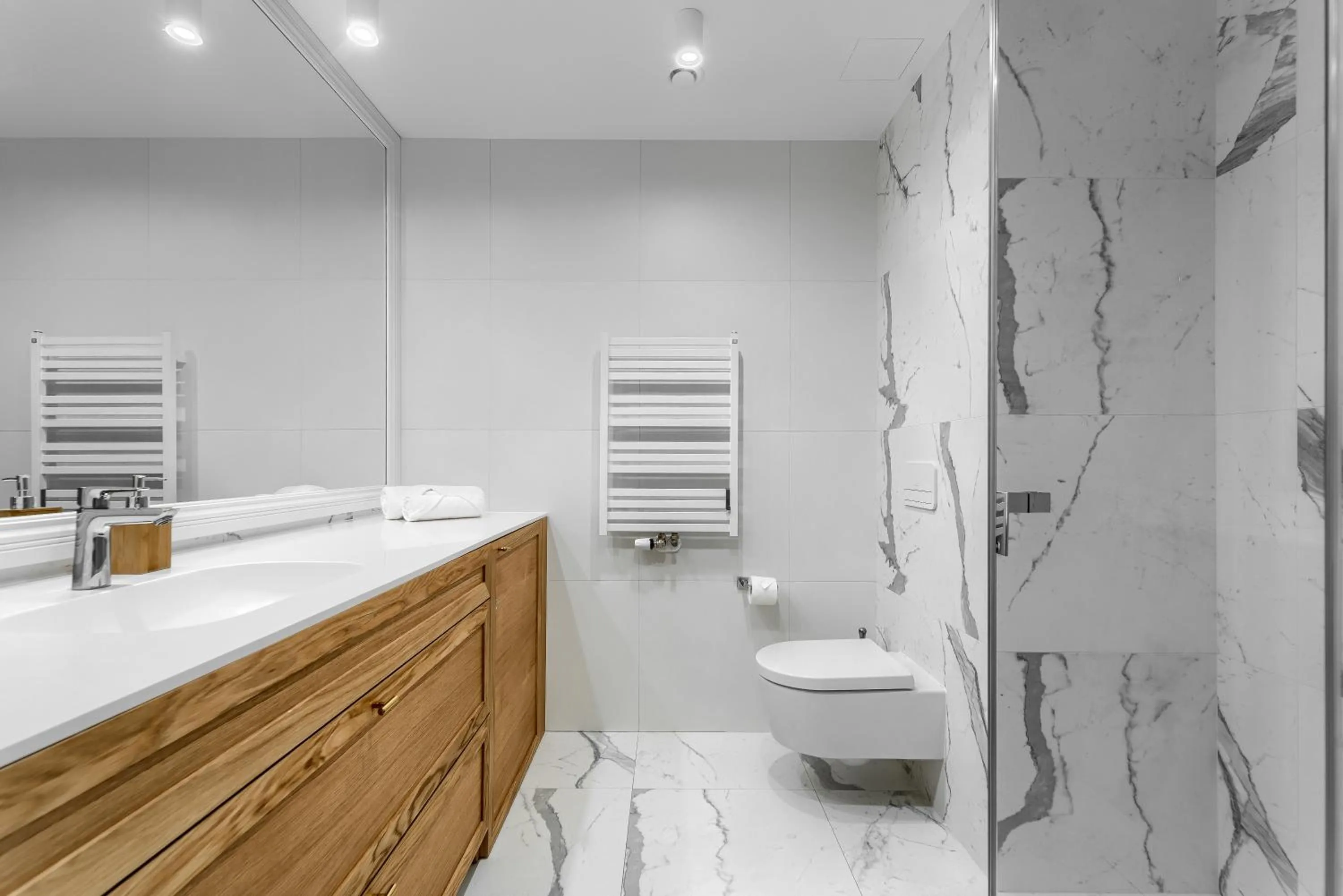 Bathroom in Apartamenty Marina z widokiem na morze