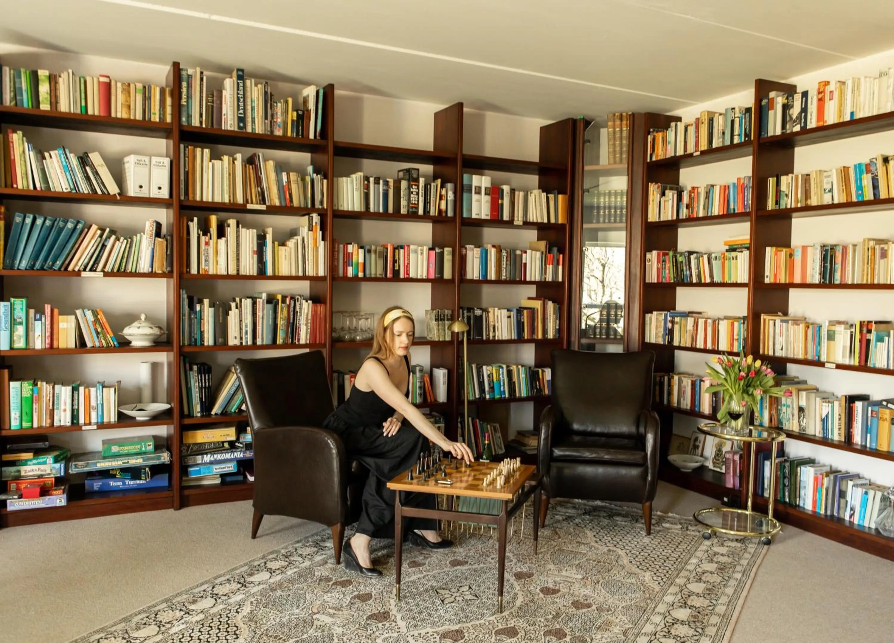 Library in Boutiquehotel Gut Tribbevitz auf Rügen