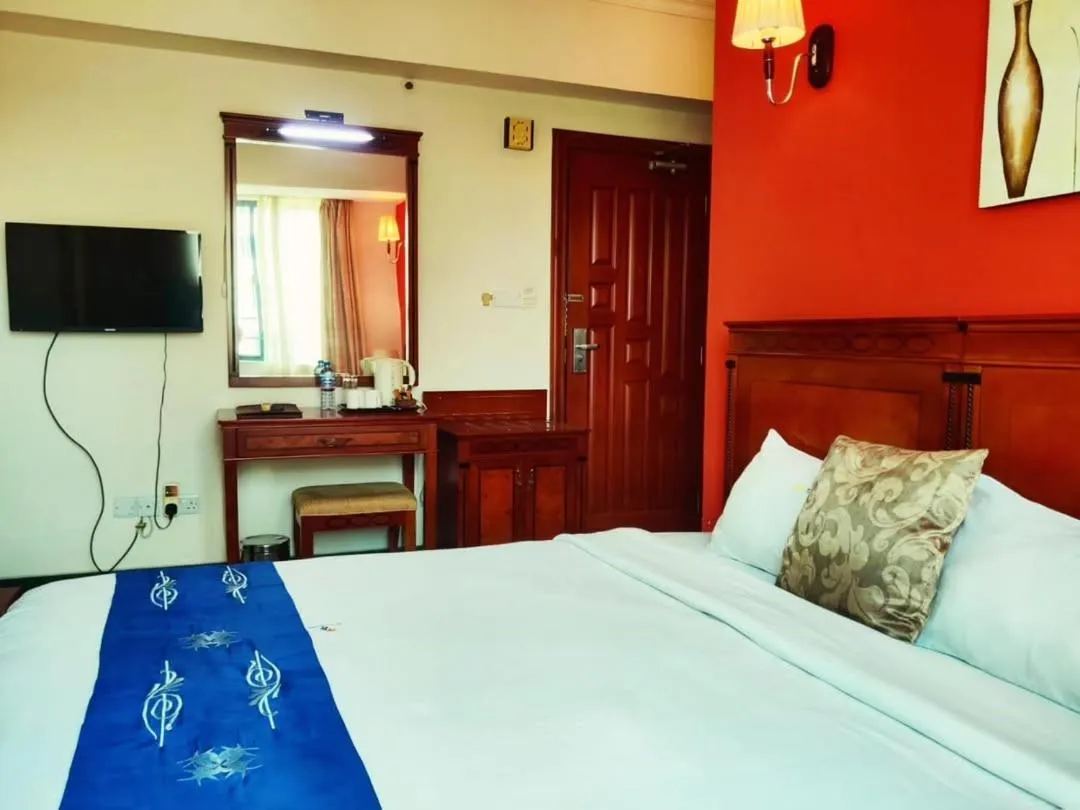 Bed in Hotel Nikko Towers