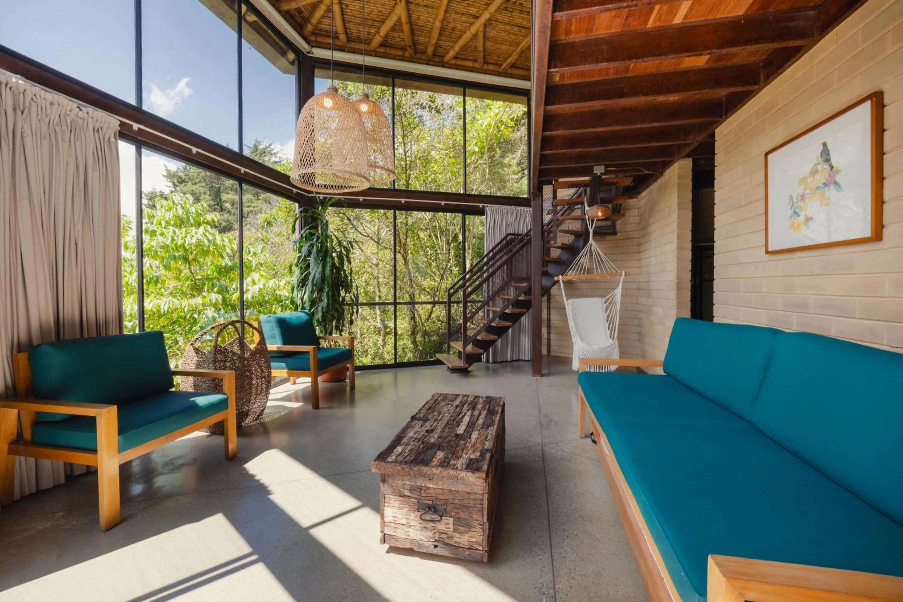 Living room in Cannúa Lodge Hotel