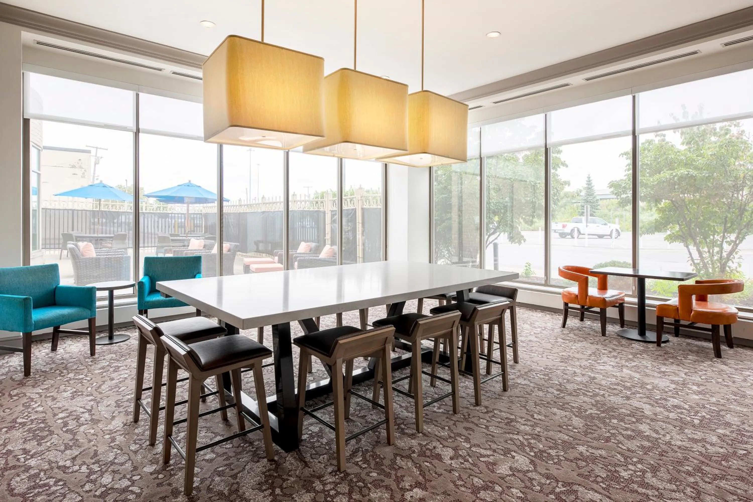 Lobby or reception in Hilton Garden Inn Cleveland Downtown