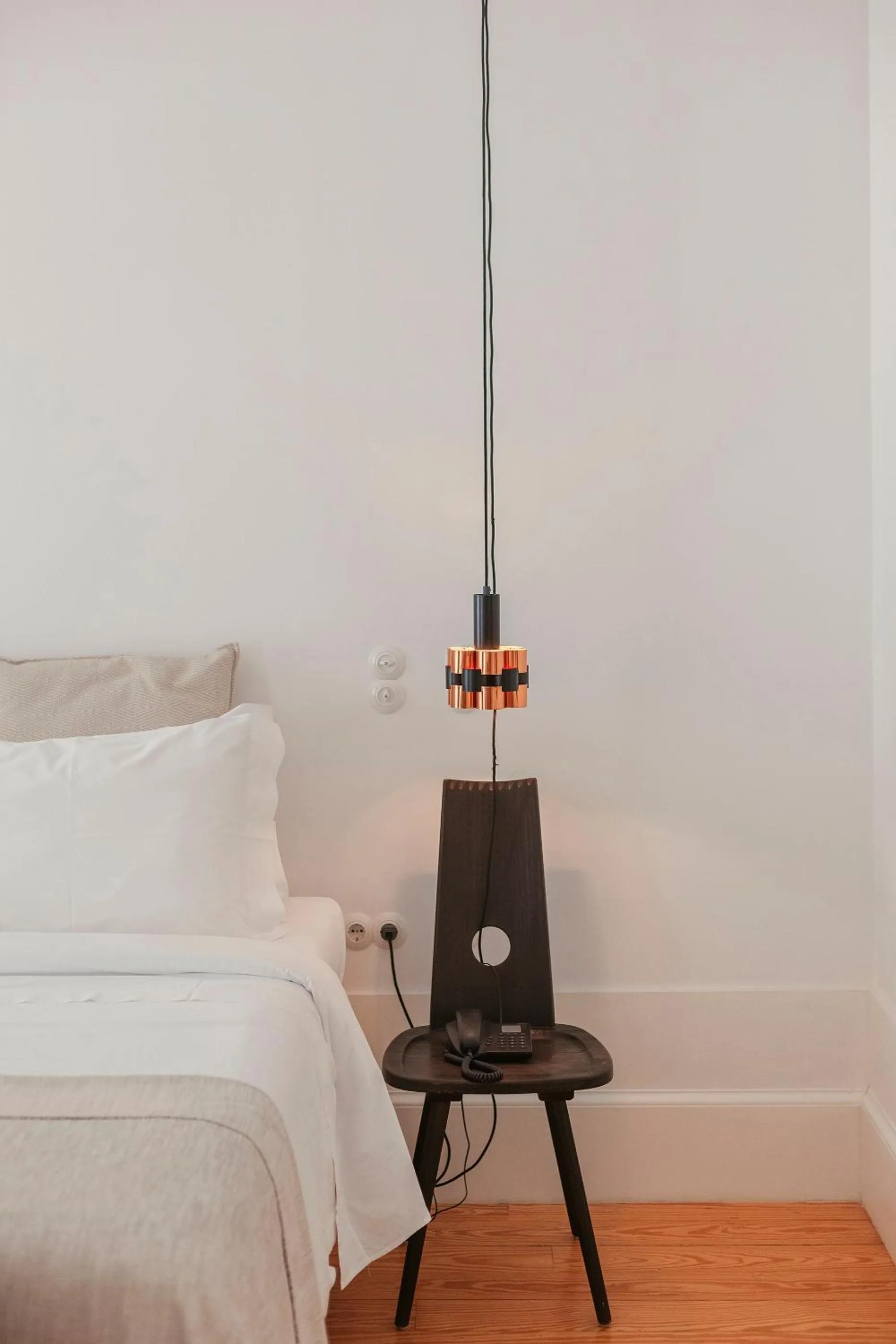 Decorative detail, Bed in Rosa Et Al Townhouse