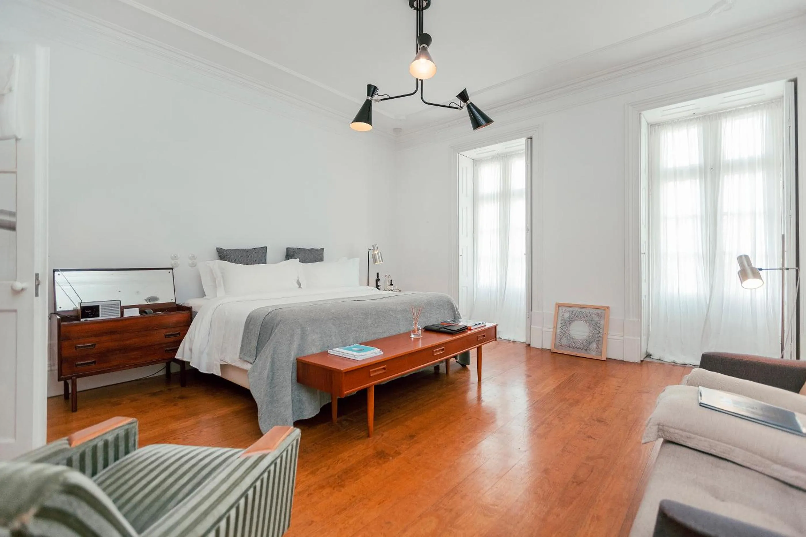 Decorative detail, Bed in Rosa Et Al Townhouse