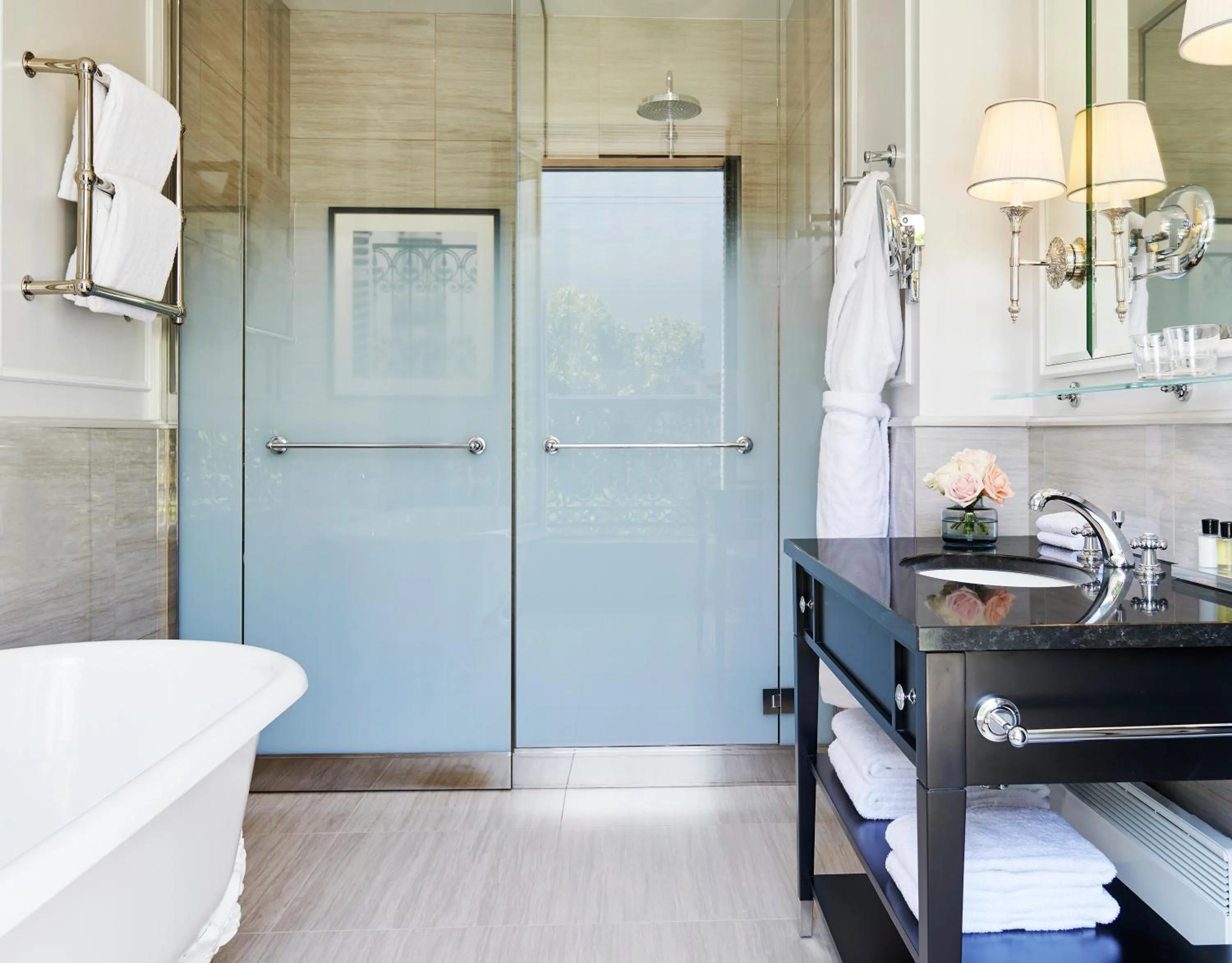 Shower in InterContinental Paris Le Grand by IHG