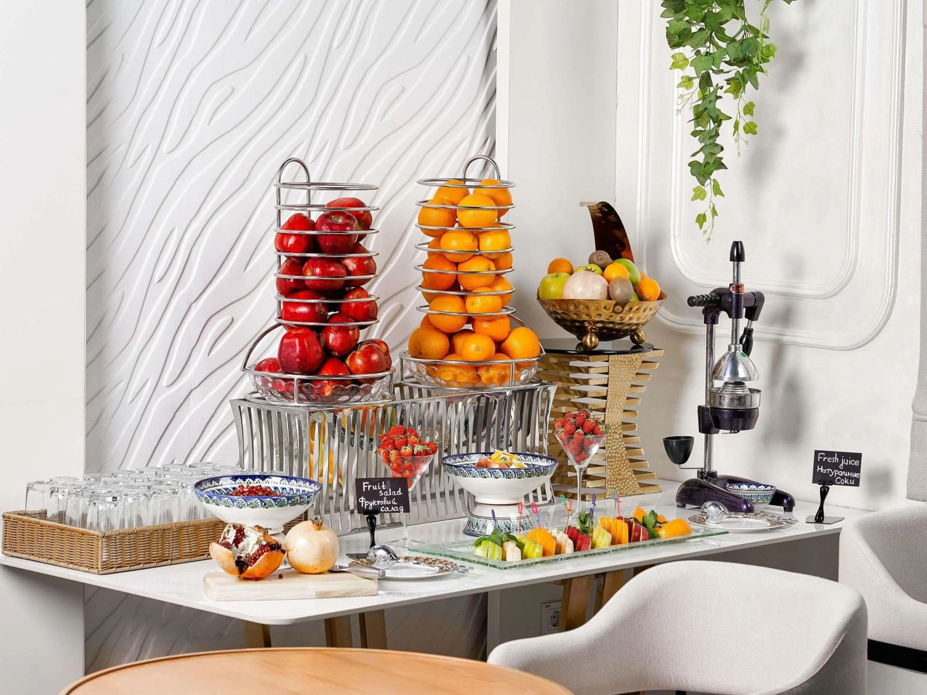 Breakfast in Mövenpick Samarkand