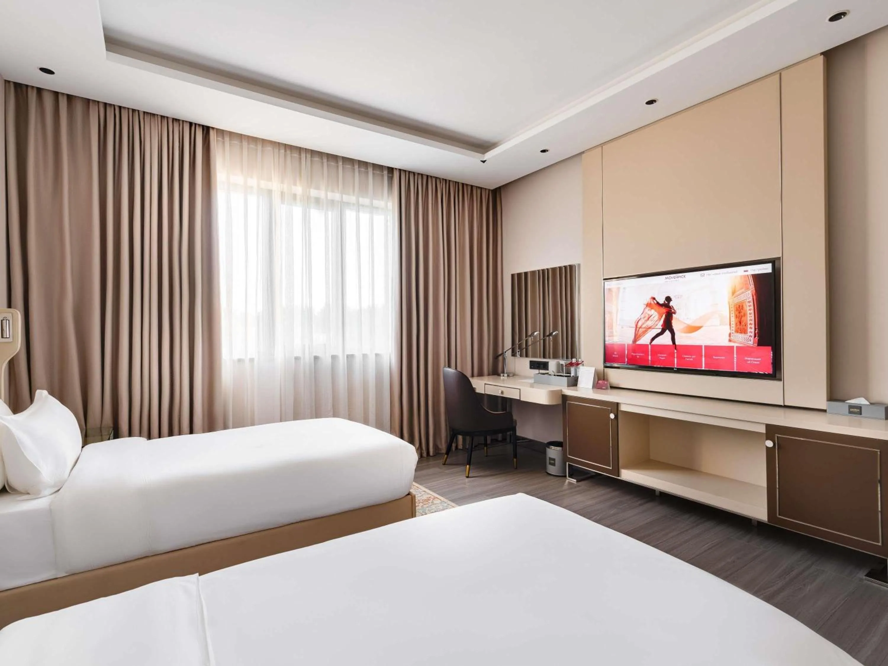 Bedroom, Bed in Mövenpick Samarkand