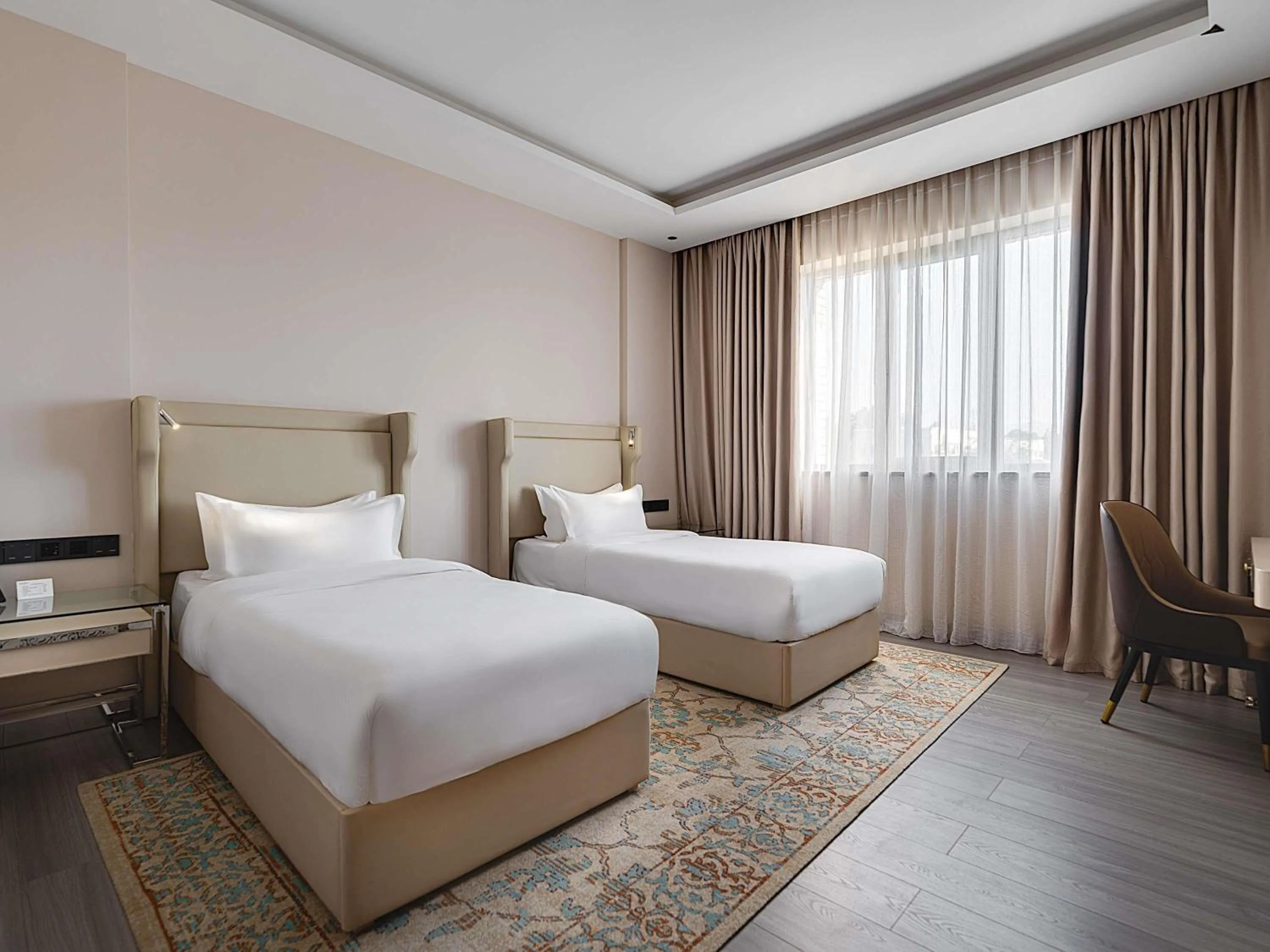 Bedroom, Bed in Mövenpick Samarkand