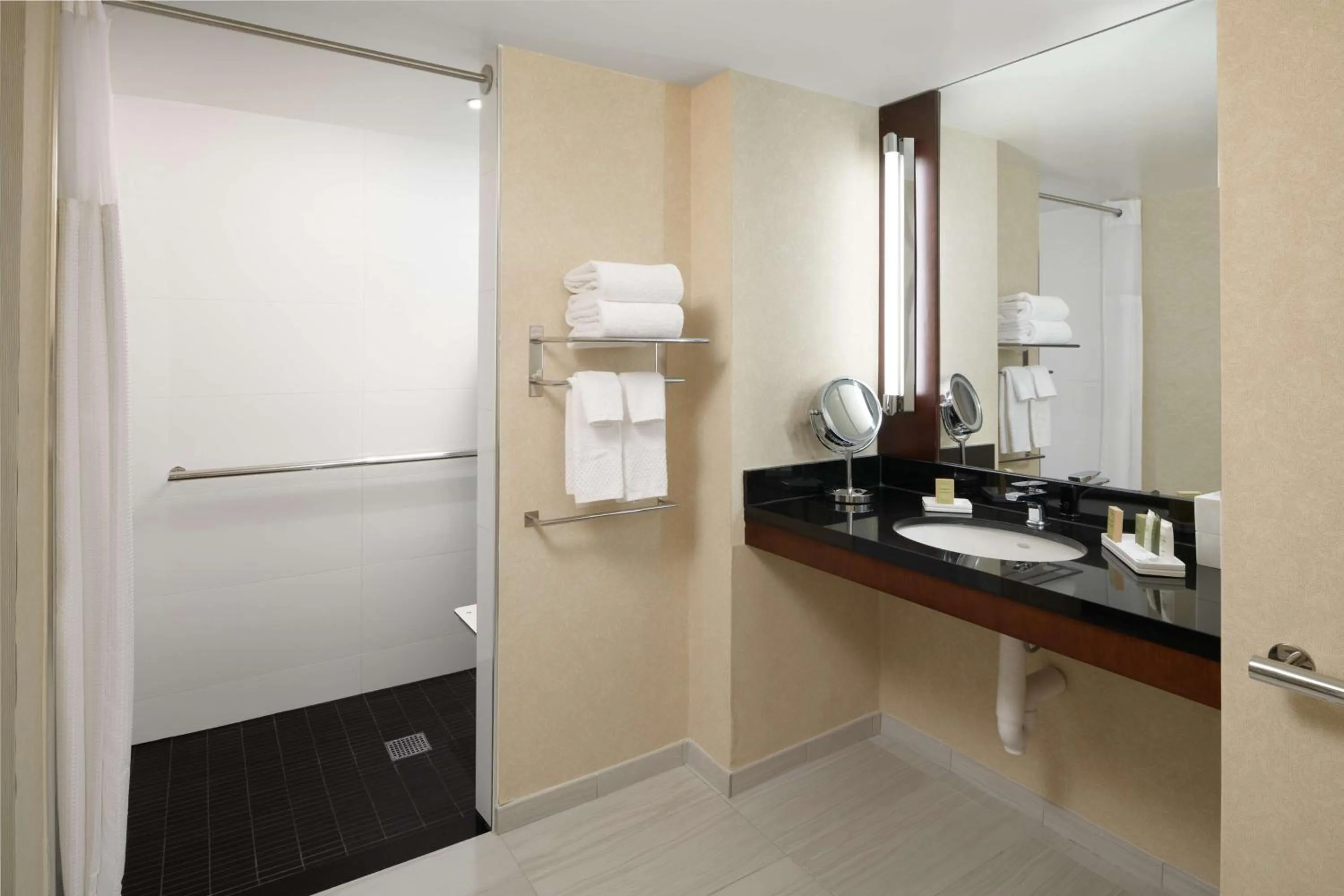 Bathroom in Hilton Charlotte Uptown