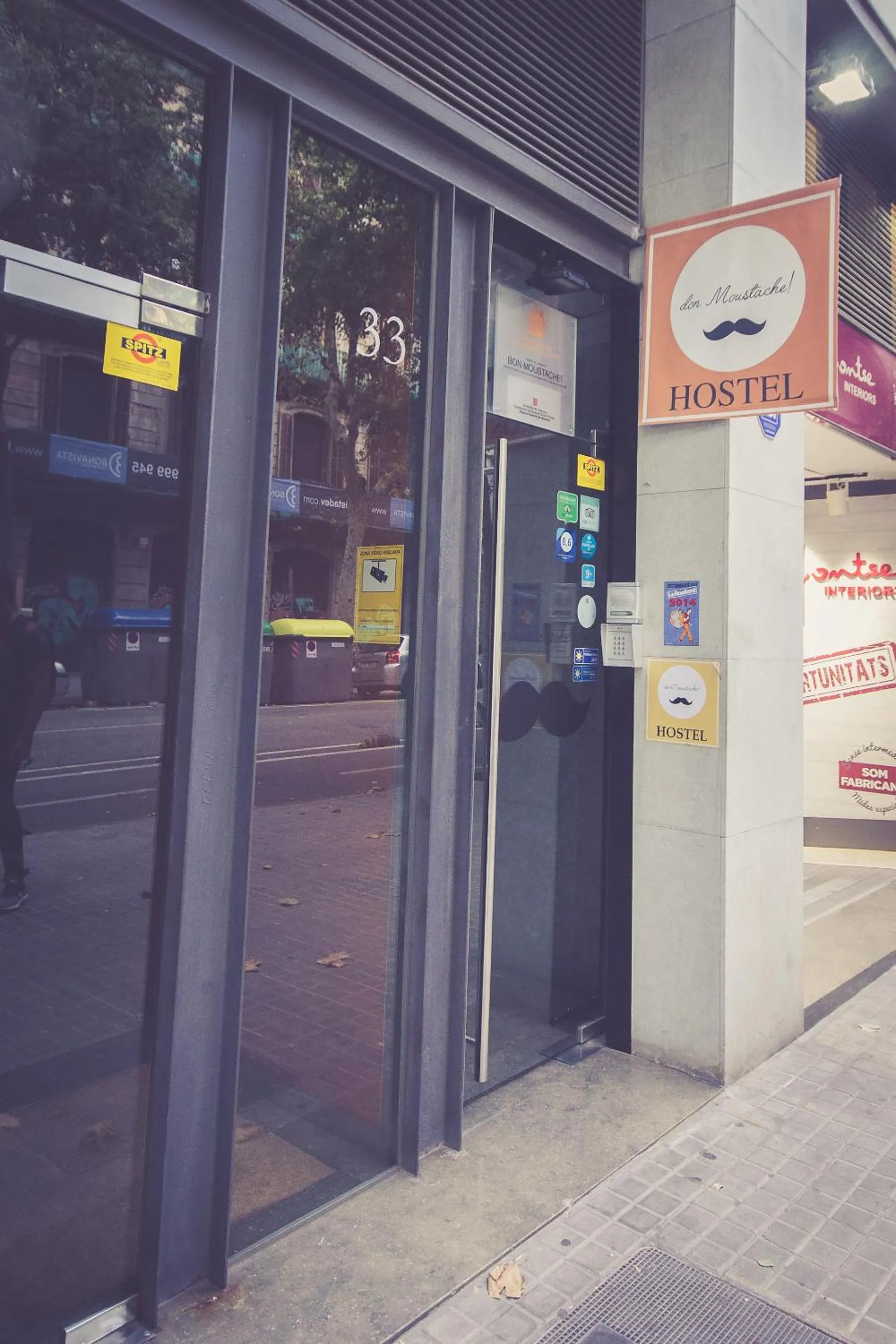 Property building in Don Moustache Boutique Hostel