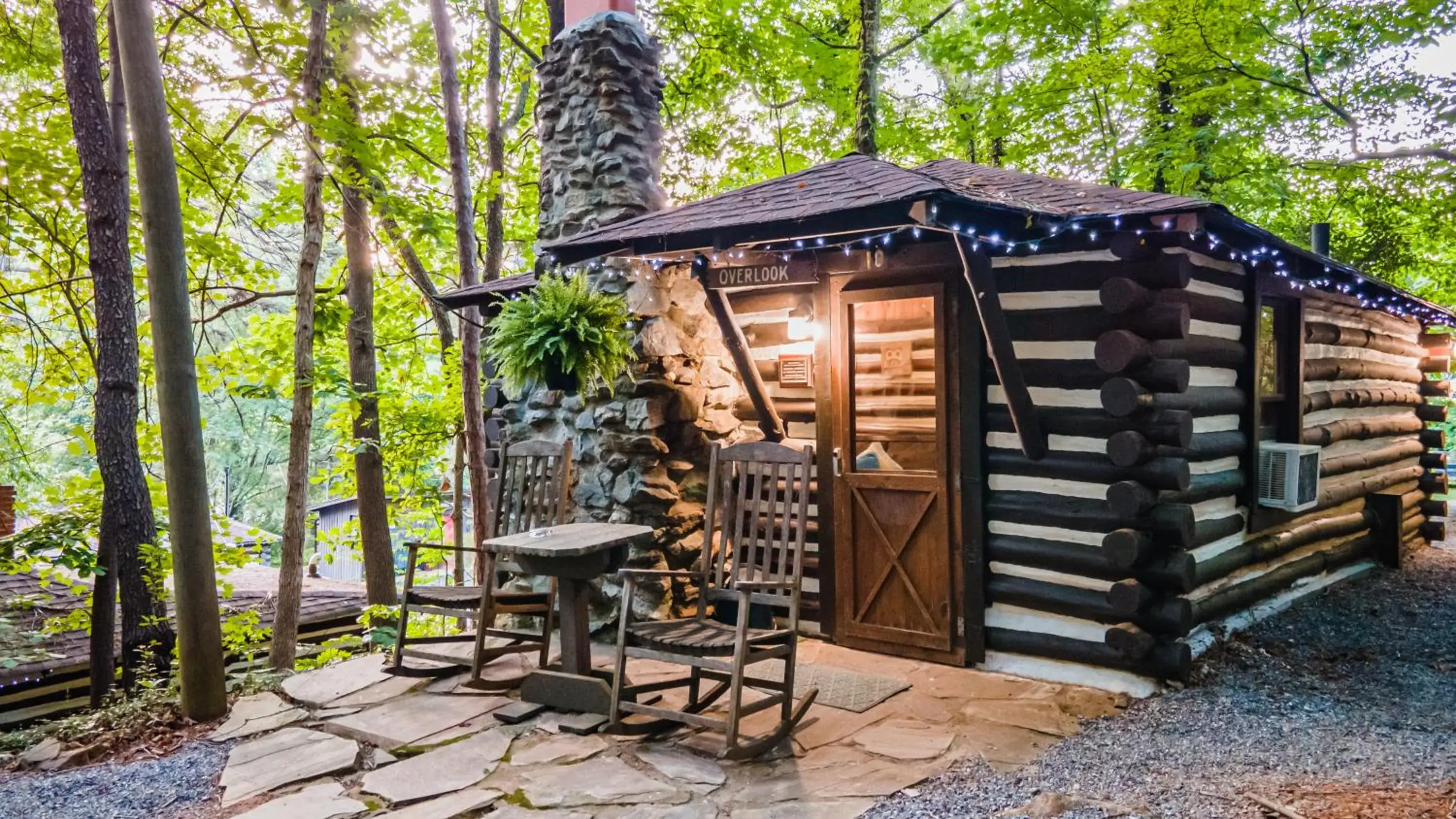 Overlook Cabin in Log Cabin Motor Court Overlook Cabin in Log Cabin Motor Court