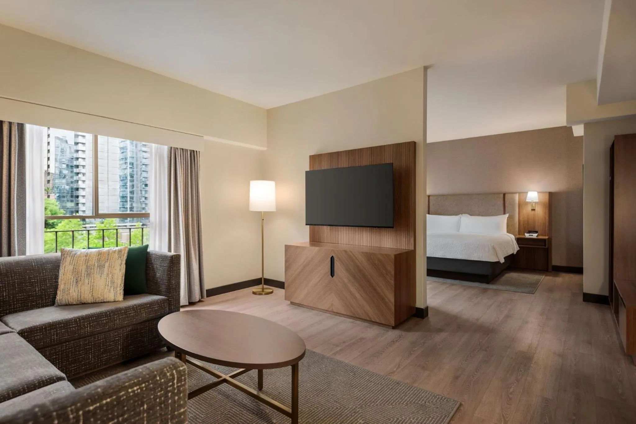 Photo of the whole room, Bed in Holiday Inn & Suites Vancouver Downtown by IHG