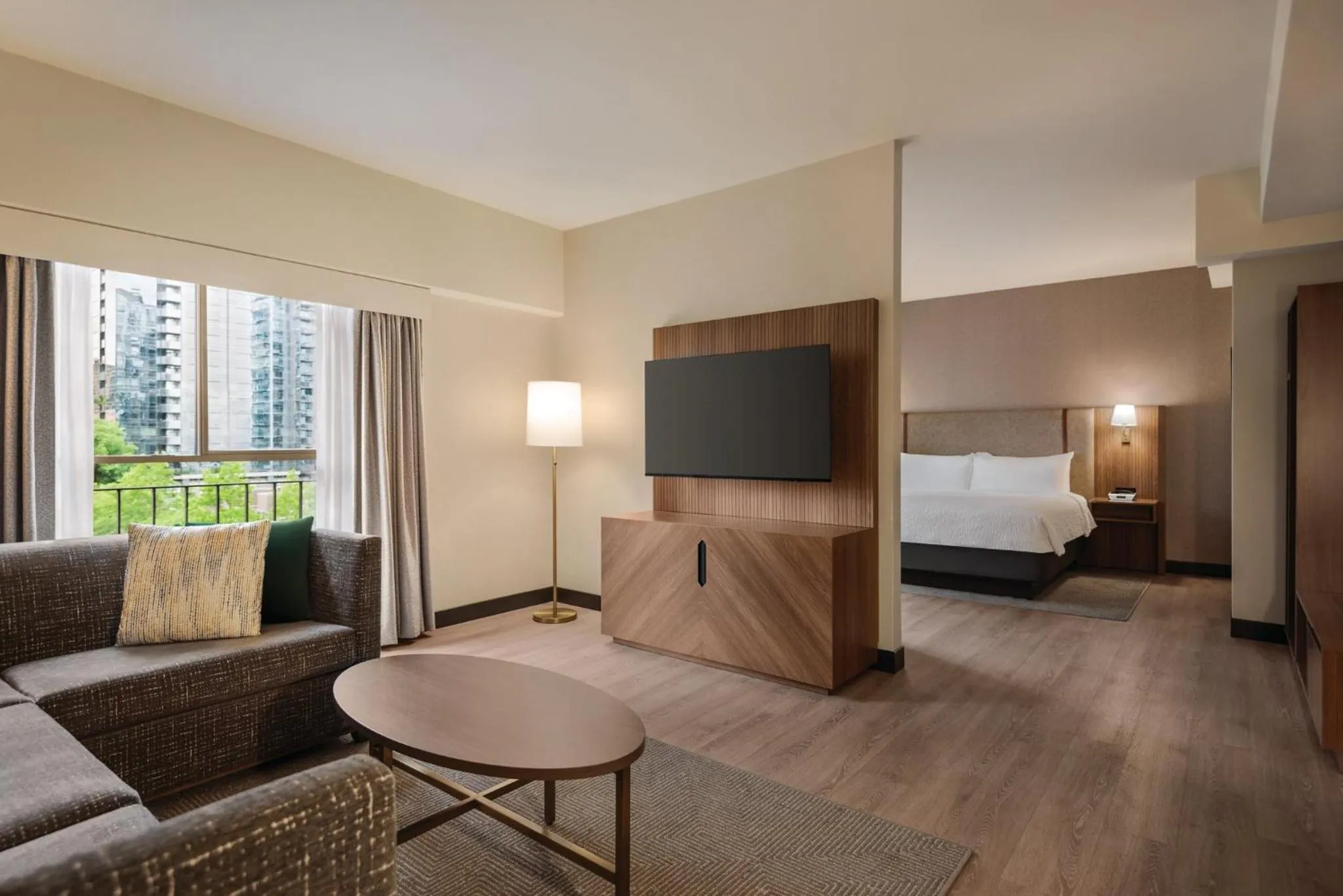 Photo of the whole room, Bed in Holiday Inn & Suites Vancouver Downtown by IHG