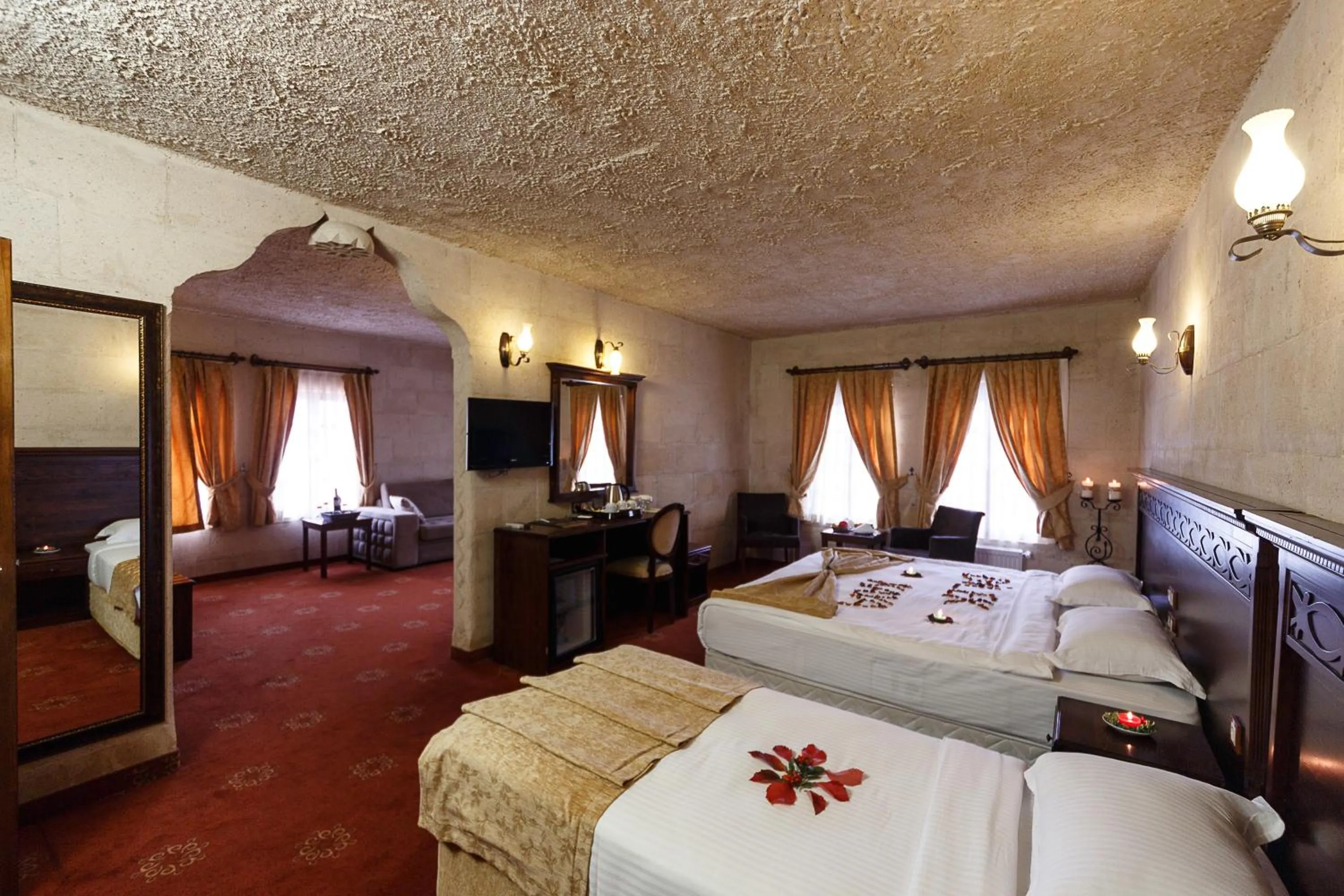 Decorative detail, Bed in Dilek Kaya Otel