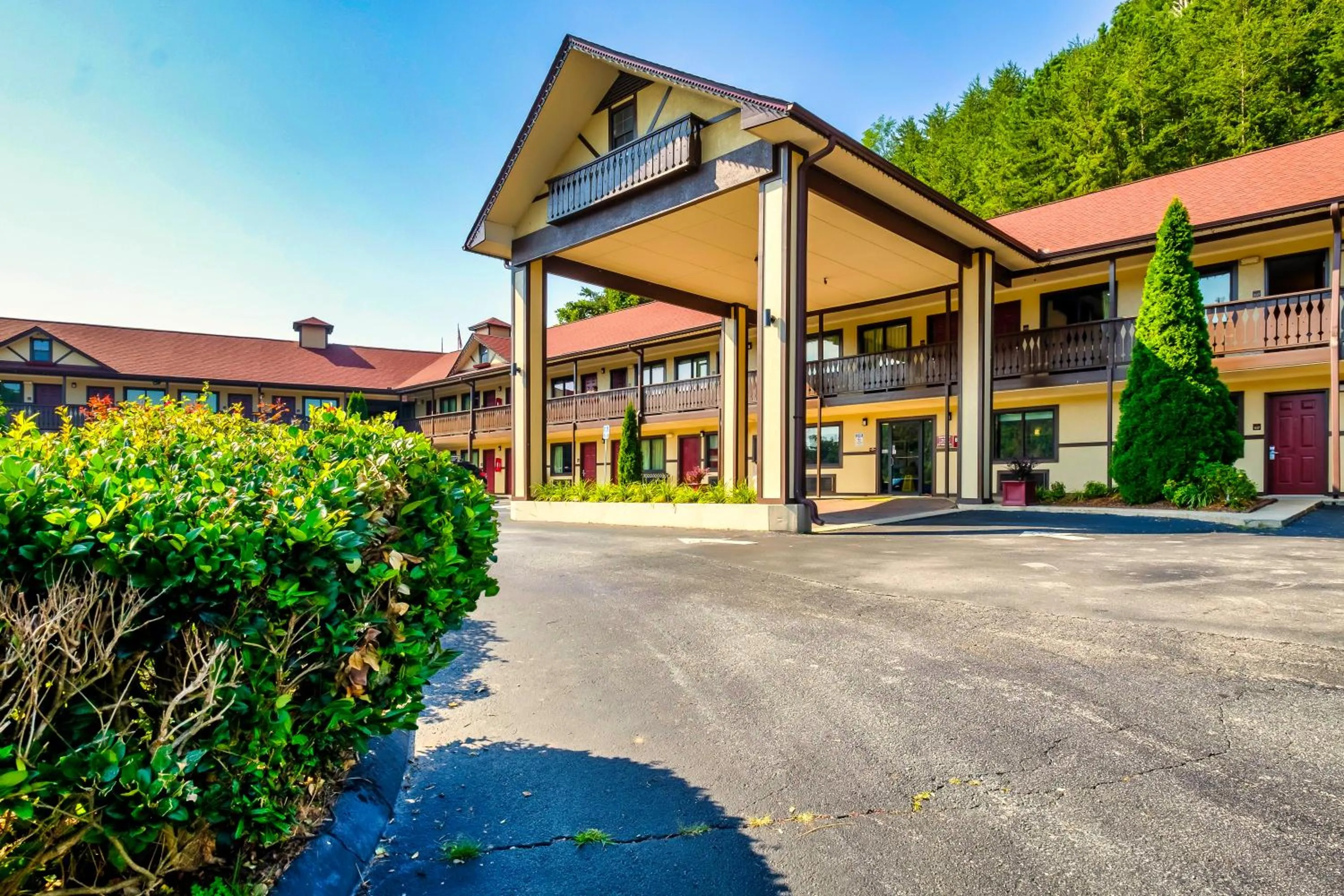 Property building in Red Roof Inn Helen