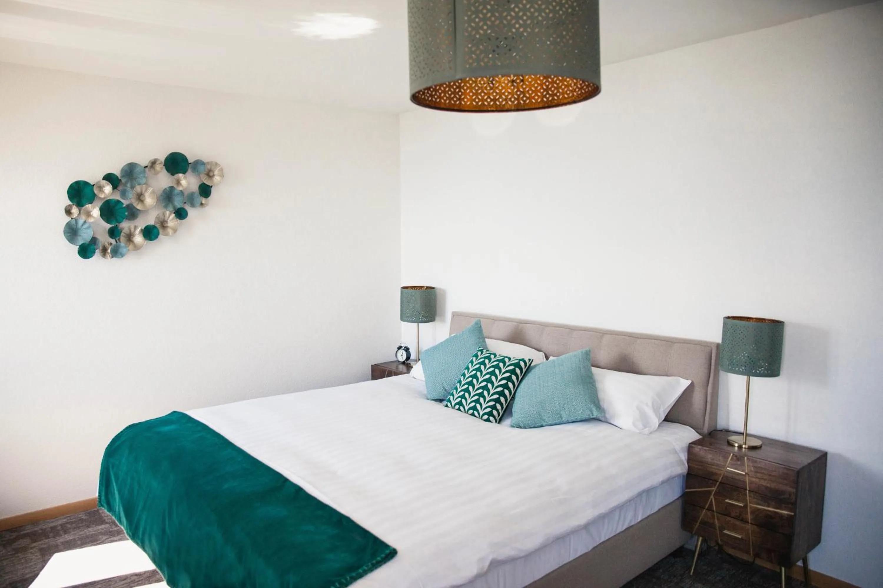 Bed in Auberge de Rivaz