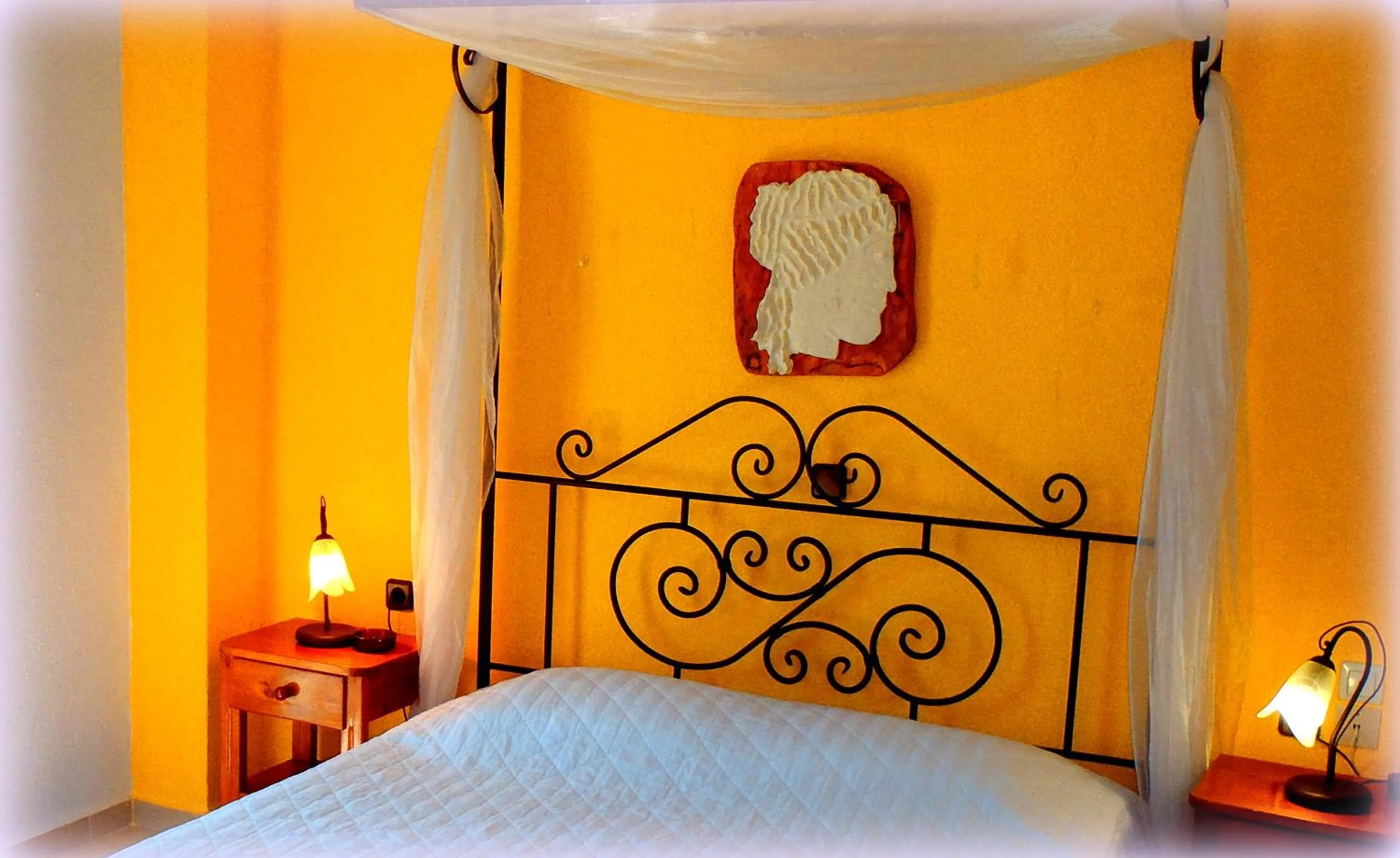 Decorative detail, Bed in Liogerma