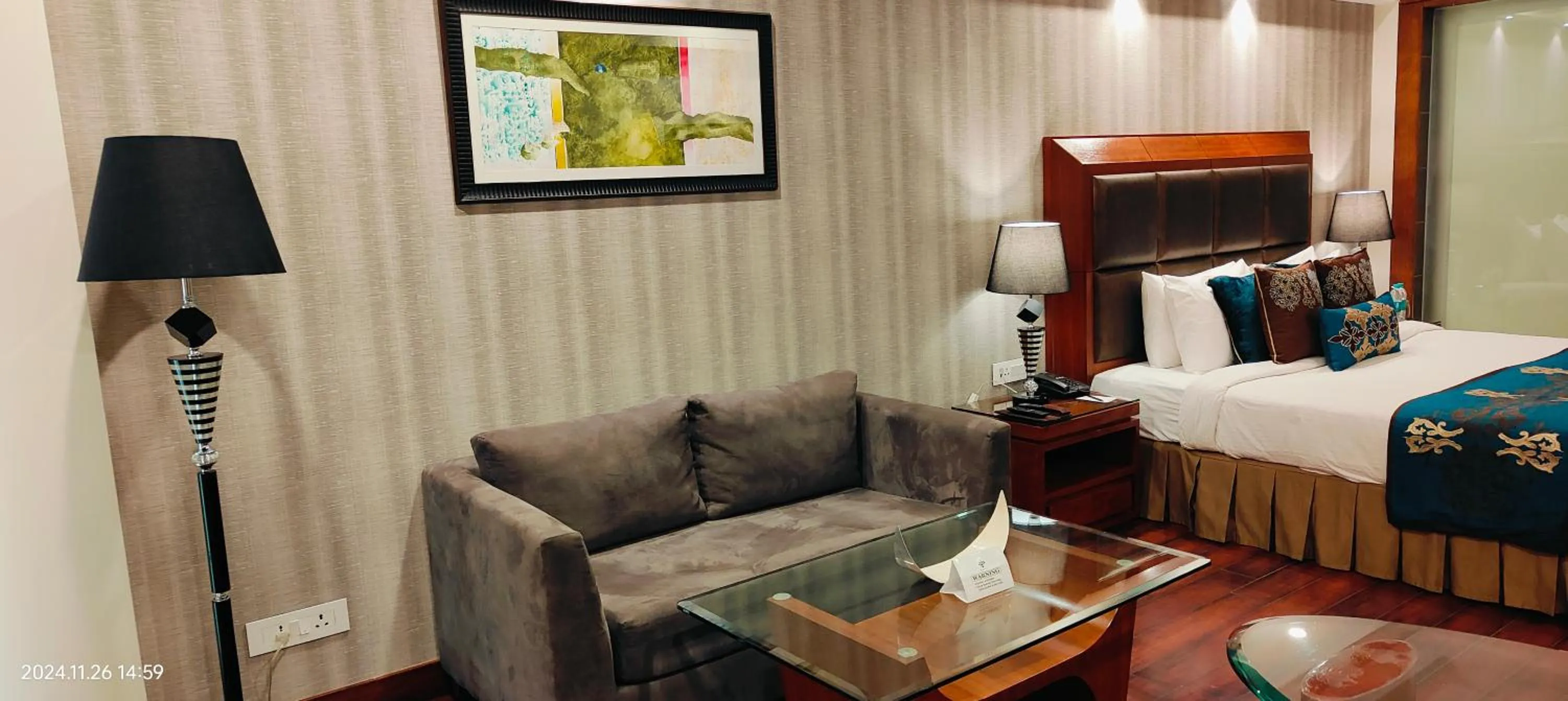 Seating area, Bed in Marina- Shimla First Designer Boutique Hotel