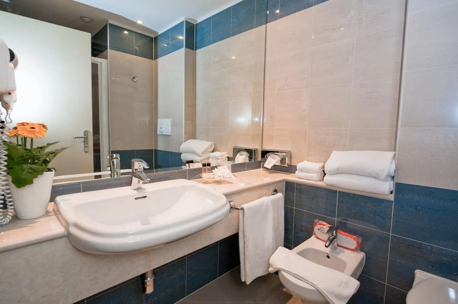 Bathroom in Hotel Rivarolo