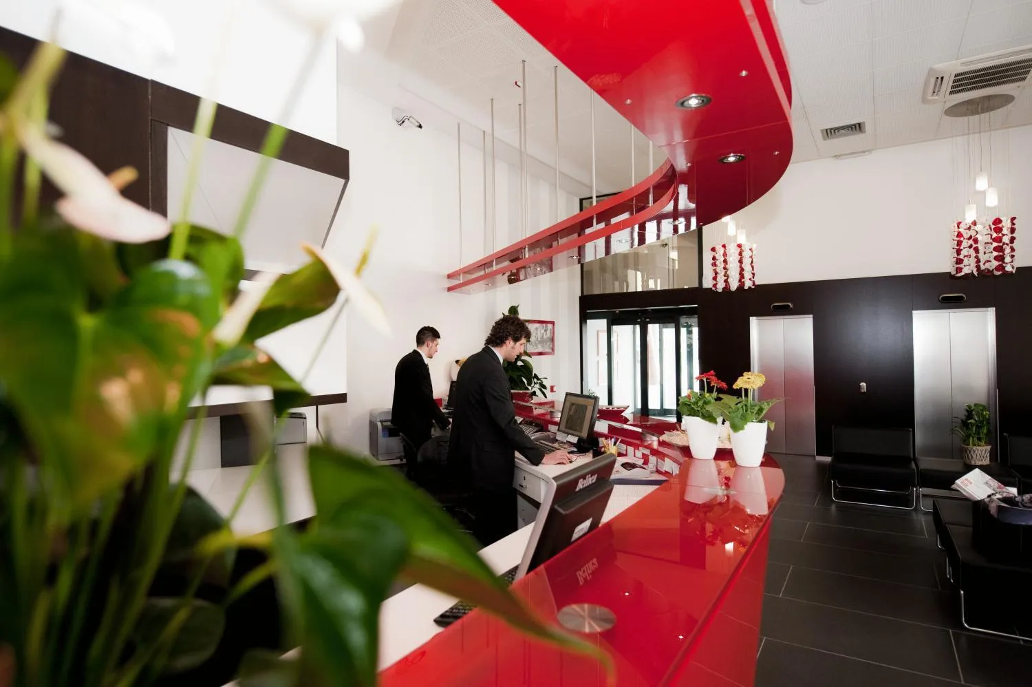 Lobby or reception in Hotel Rivarolo