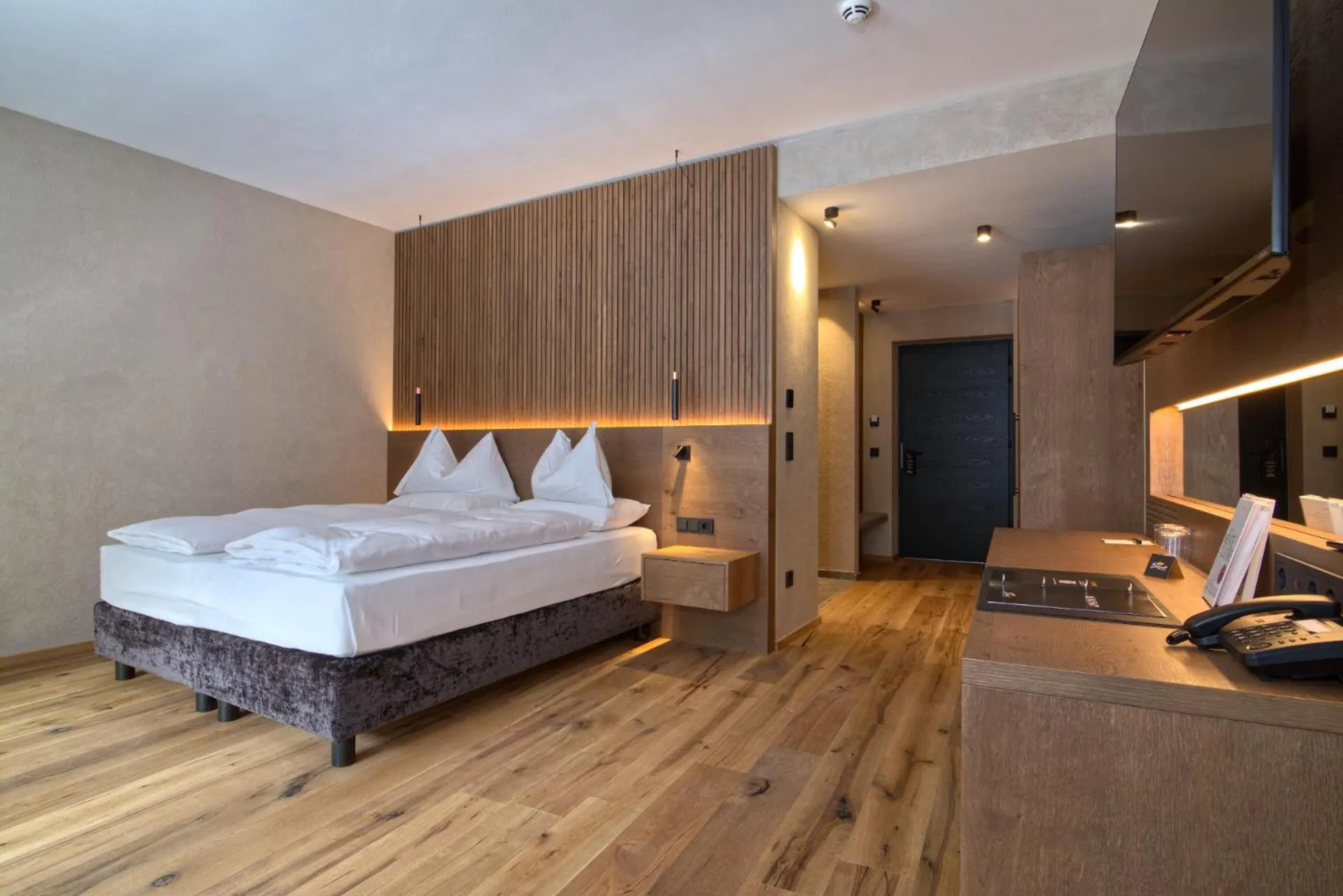 Bed in Bonfanti Design Hotel