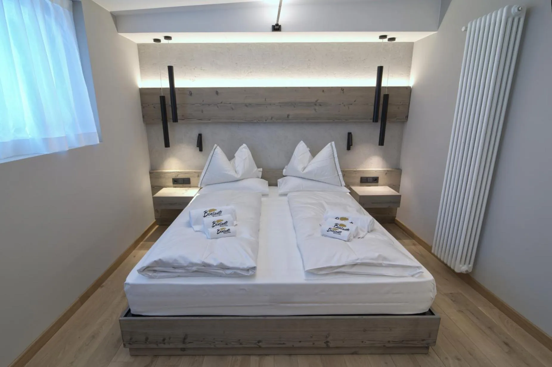 Bed in Bonfanti Design Hotel
