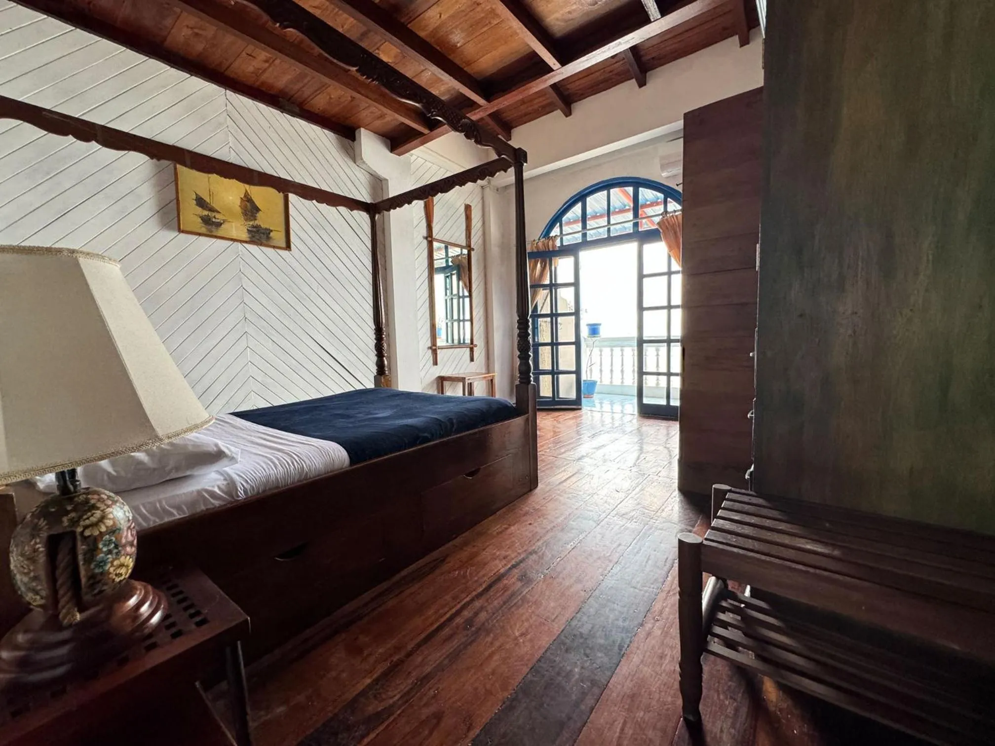 Bed in Hosteria Farallon Dillon