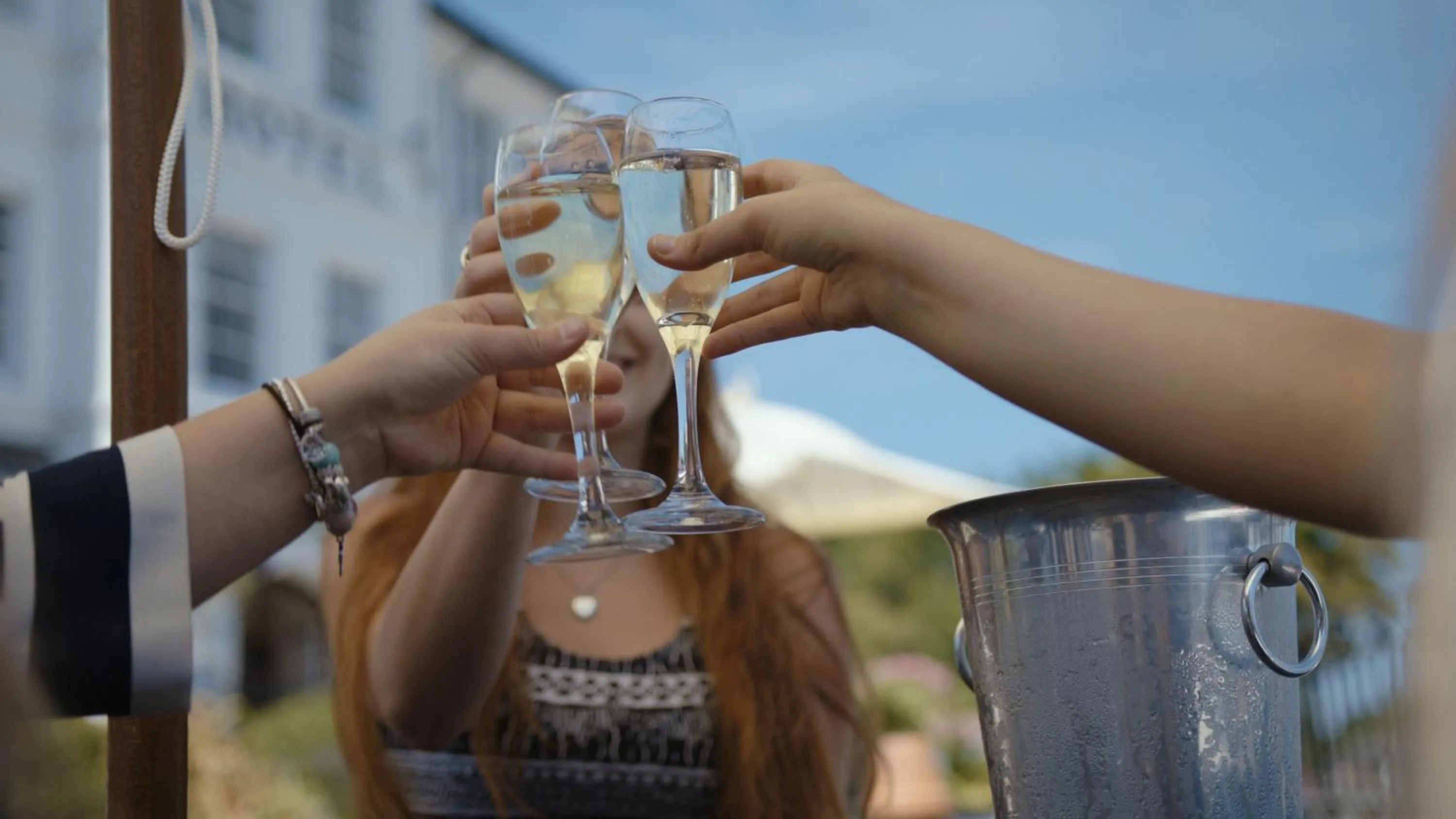 Drinks in The Falcon Hotel